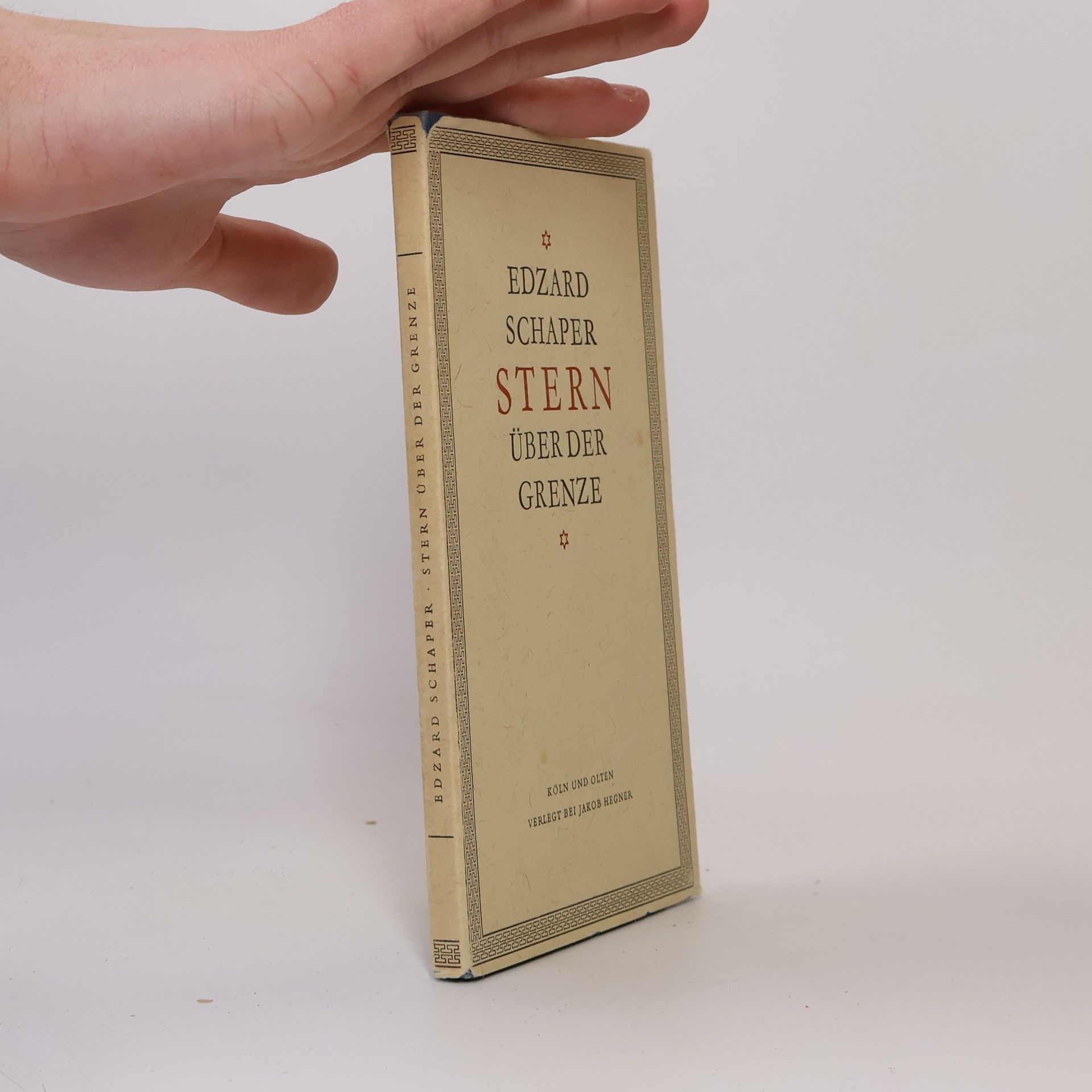 Edzard Schaper Stern über der Grenze