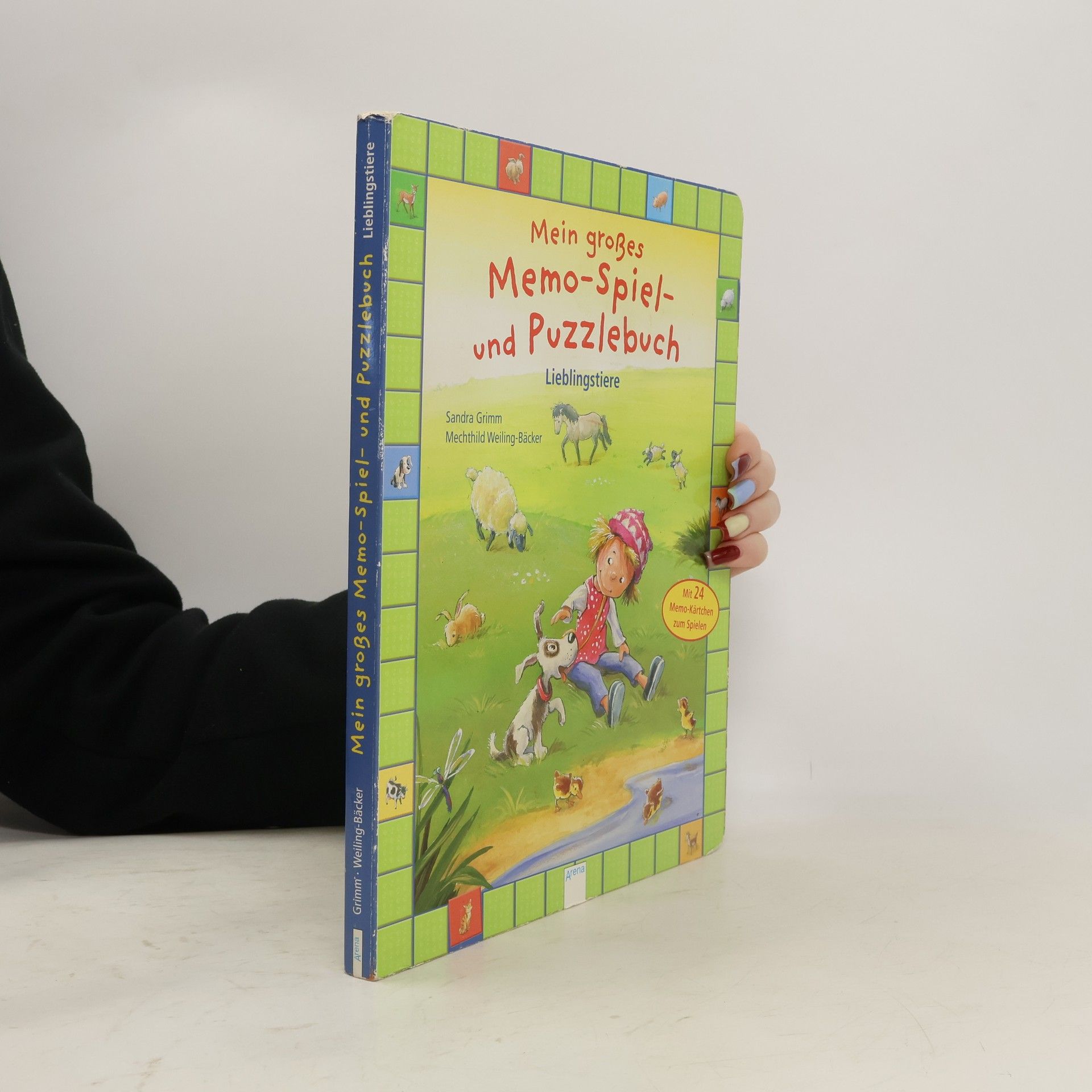 Sandra Grimm Mein großes Memo-Spiel- und Puzzlebuch - Lieblingstiere