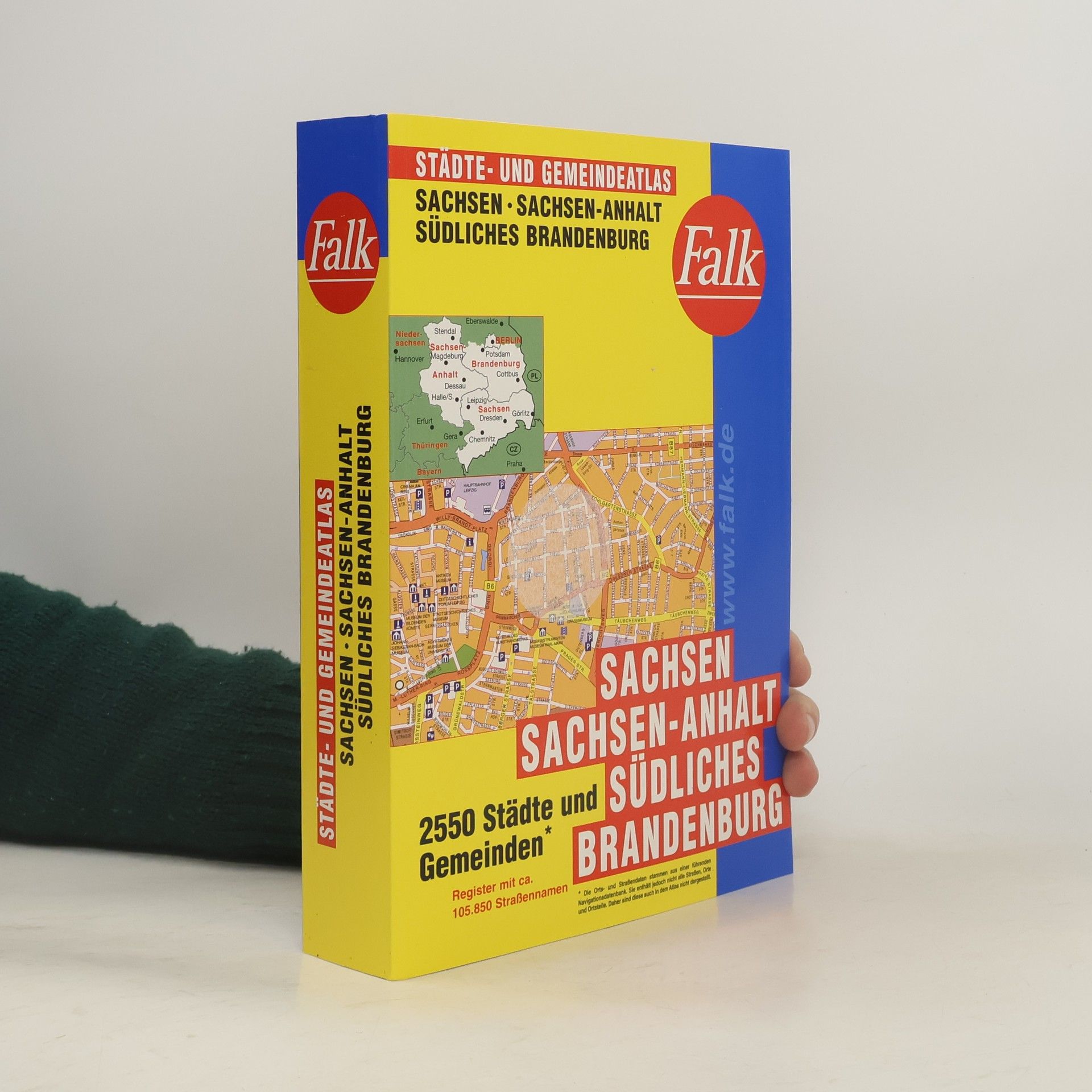 Kolektiv autorů Städte- und Gemeindeatlas Sachsen, Sachsen-Anhalt, südliches Brandenburg