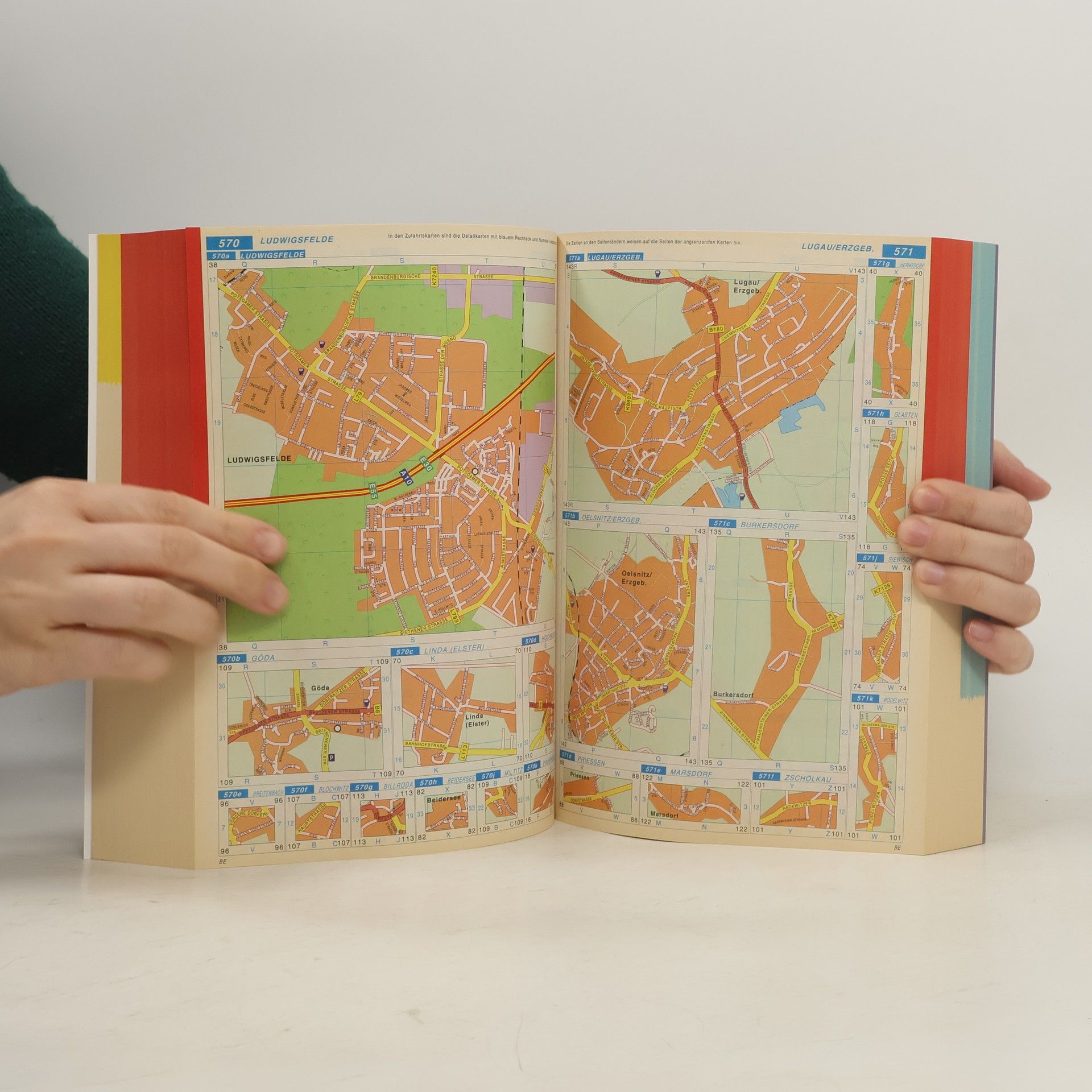 Various authors Städte- und Gemeindeatlas Sachsen, Sachsen-Anhalt, südliches Brandenburg