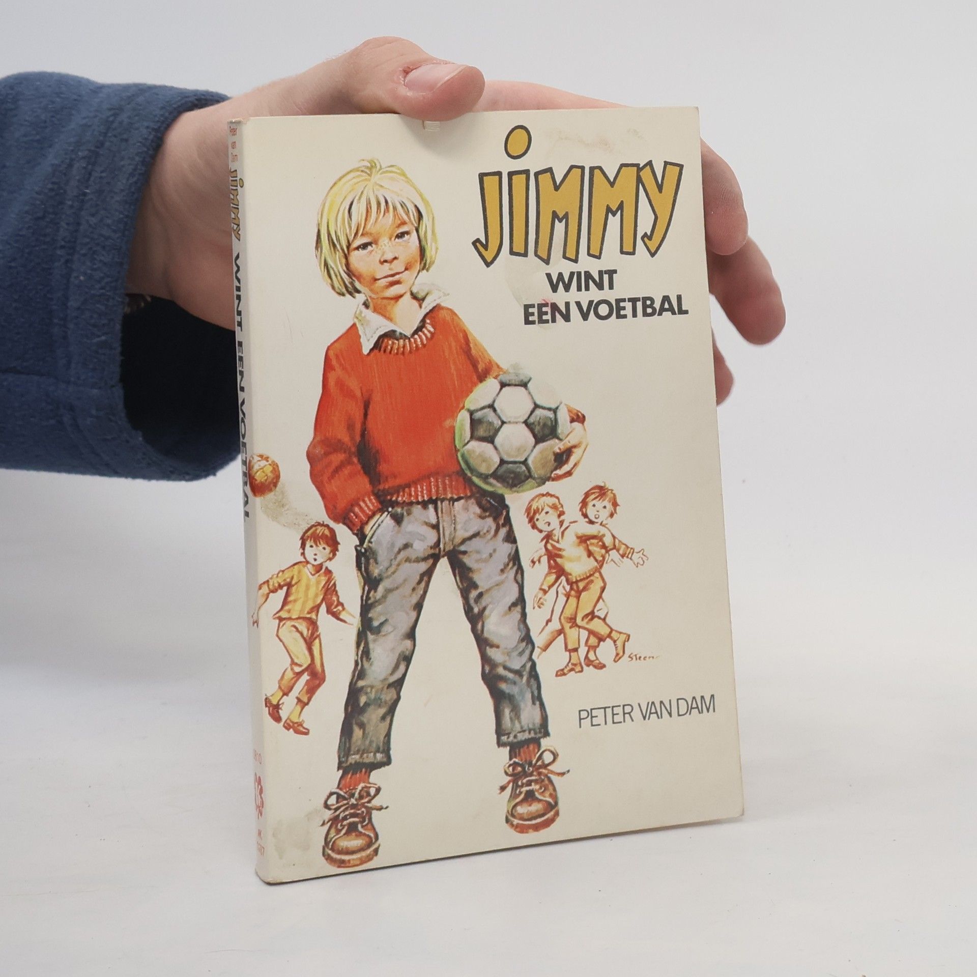 Peter van Dam Jimmy wint een voetbal