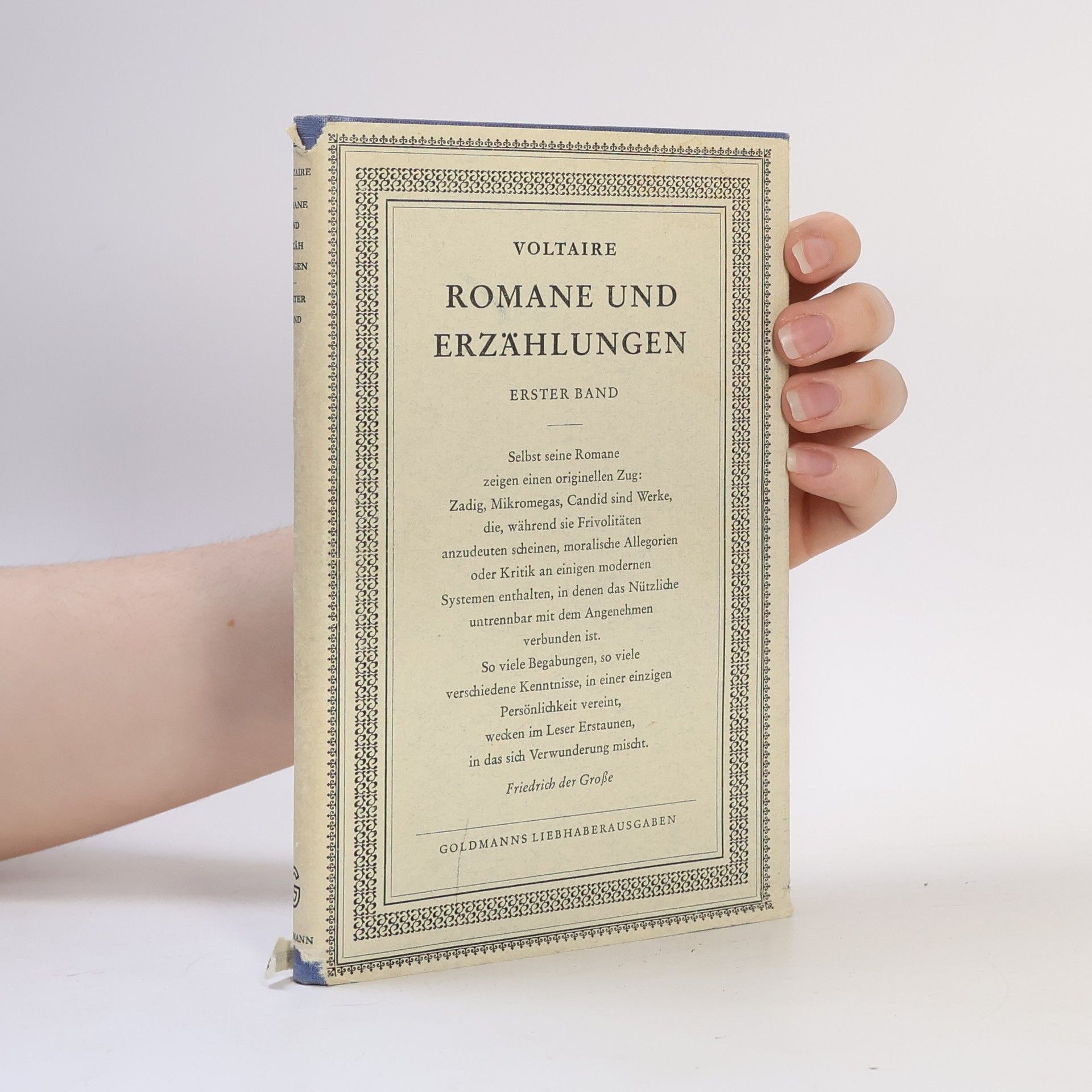 Voltaire Romane und Erzählungen