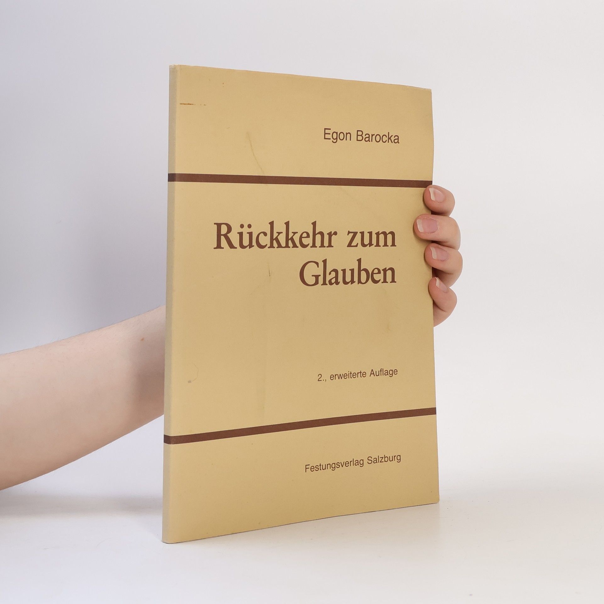 Egon Barocka Rückkehr zum Glauben