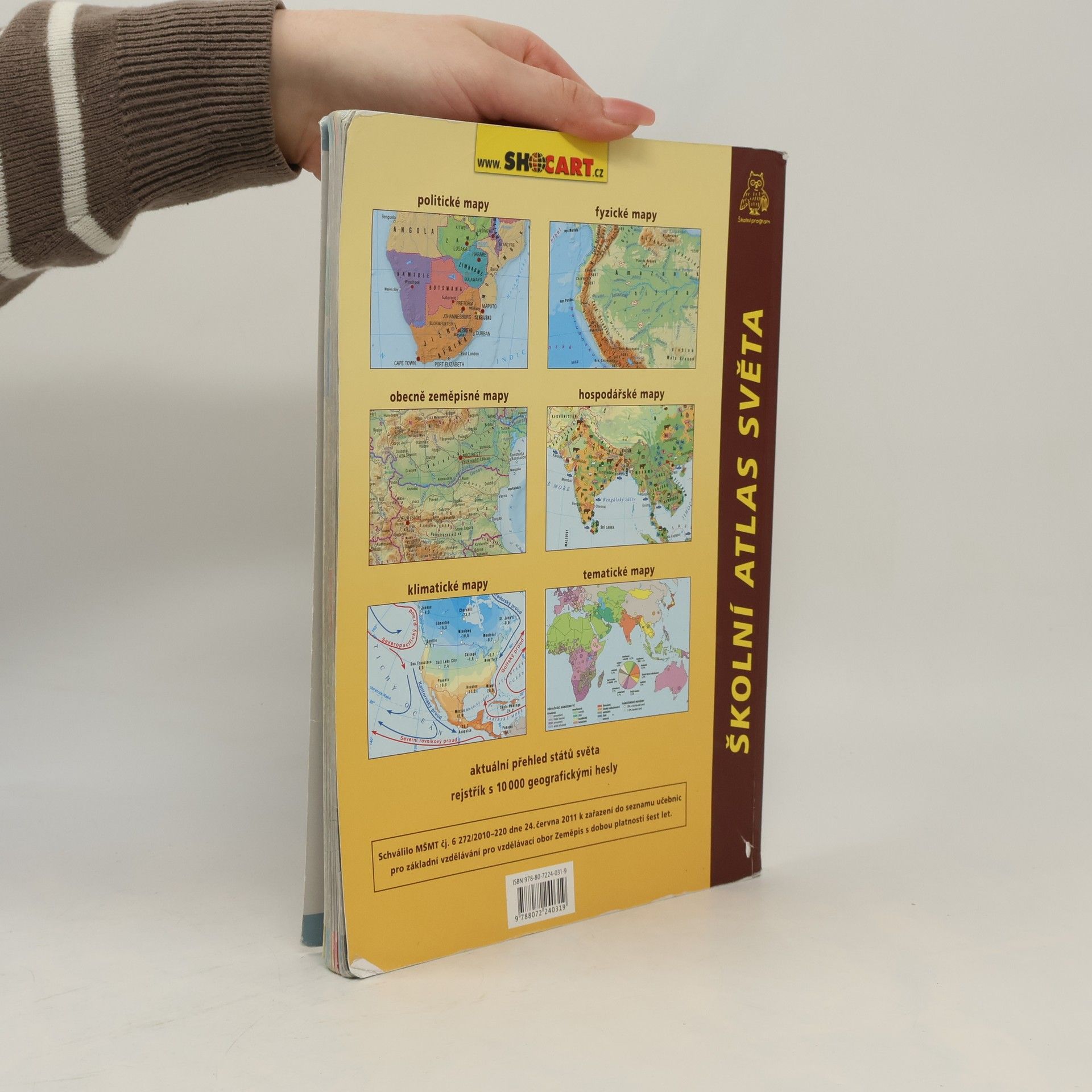 Pavla Tesaříková Školní atlas světa