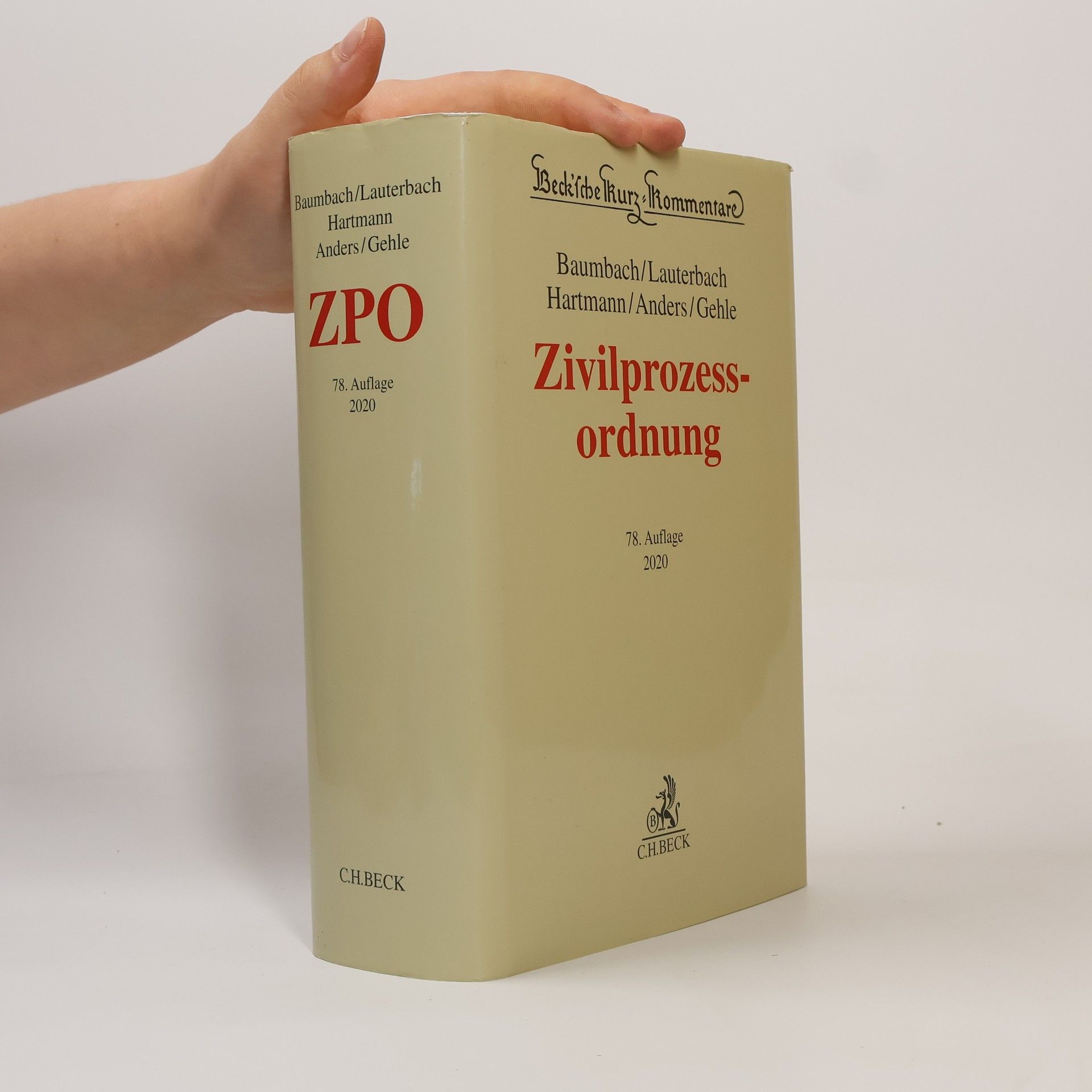 Adolf Baumbach Beck'sche Kurz-Kommentare: Zivilprozessordnung