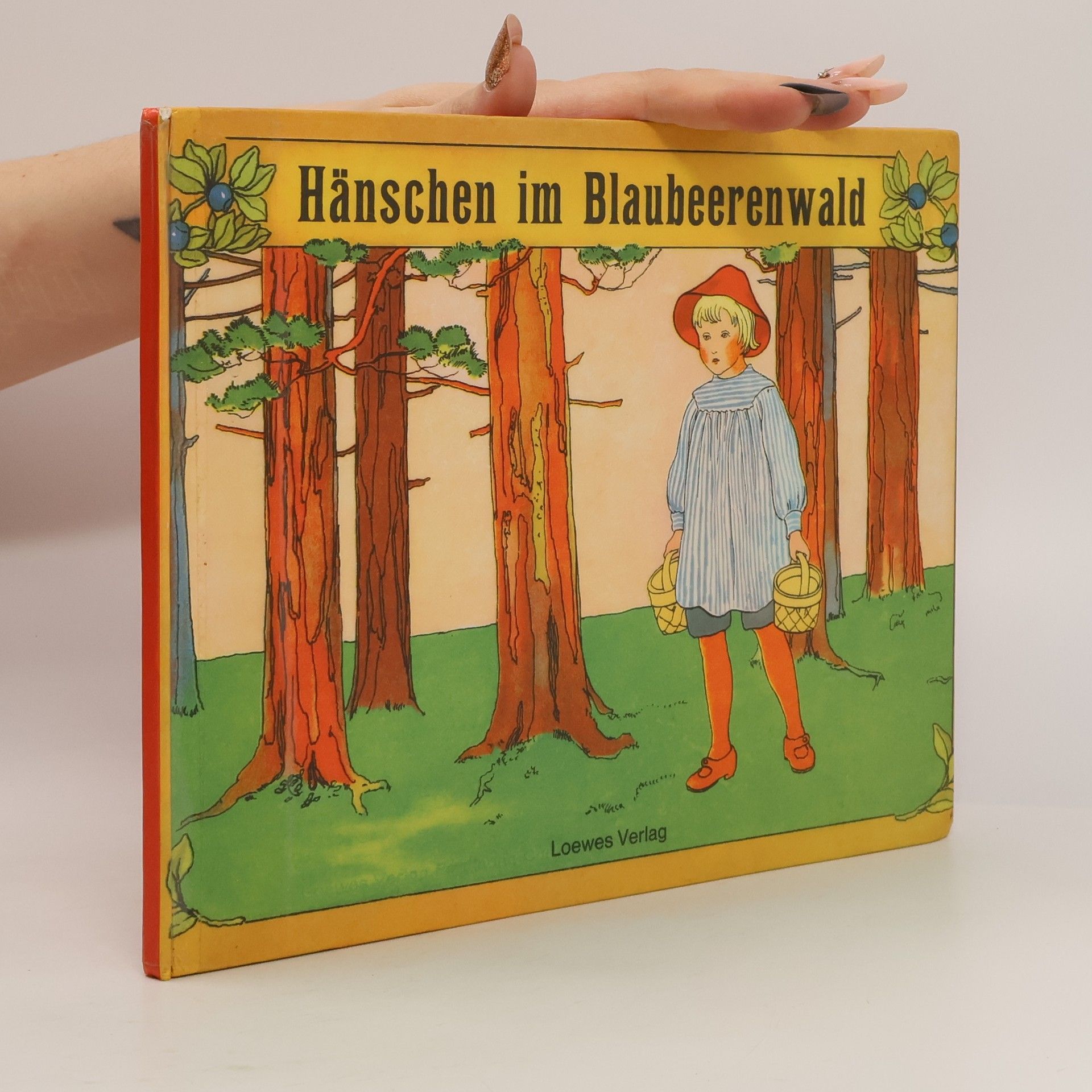 Elsa Beskow Hänschen im Blaubeerenwald