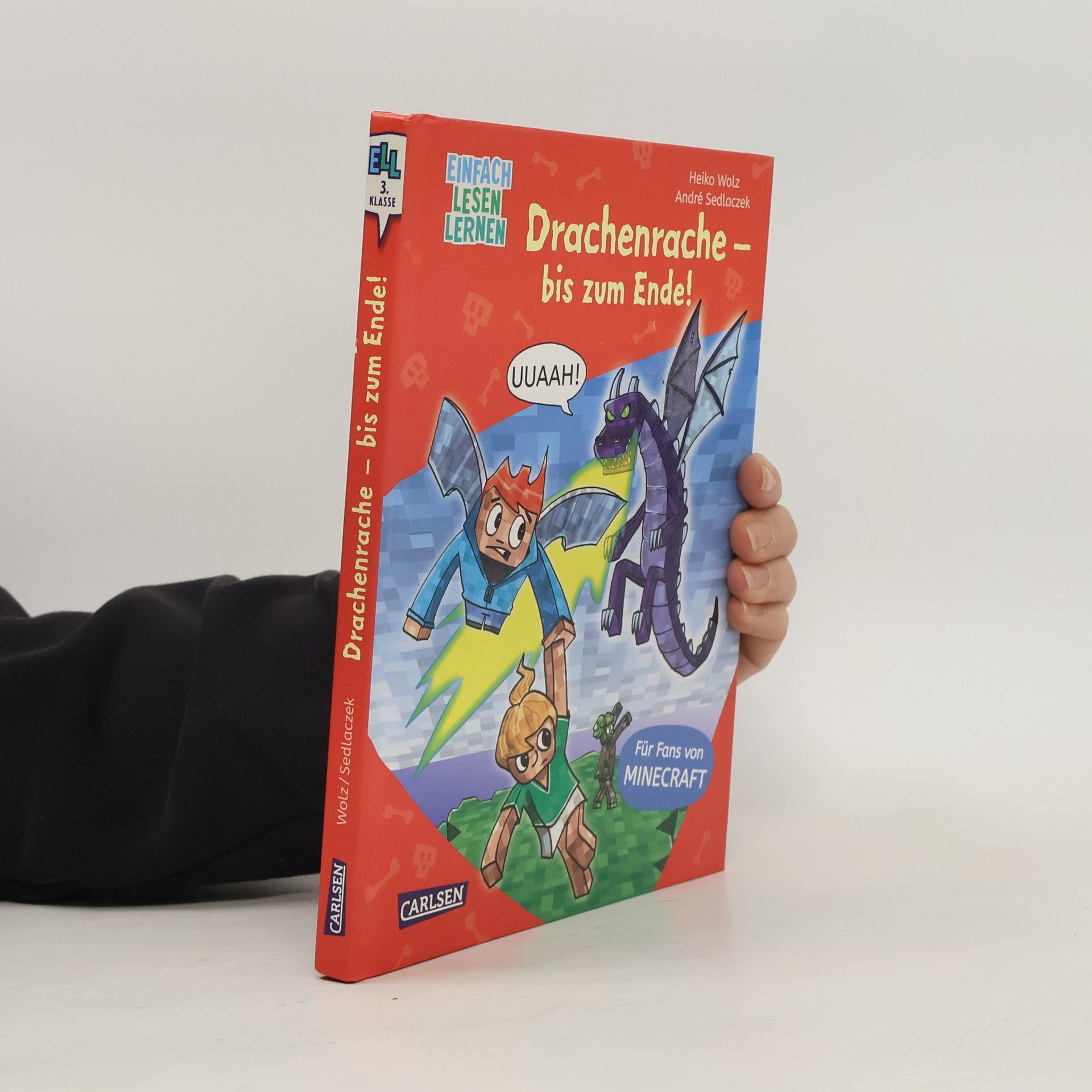 Heiko Wolz Lesenlernen mit Spaß - Minecraft Band 3: Drachenrache - bis zum Ende!