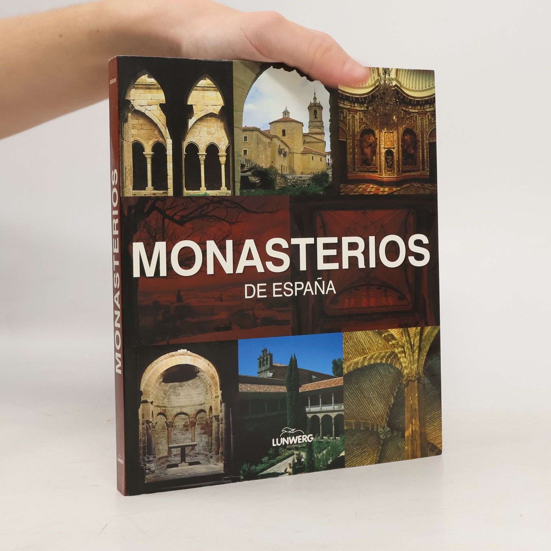 Pedro Navascués Palacio Monasterios de España. Lunwerg Medium