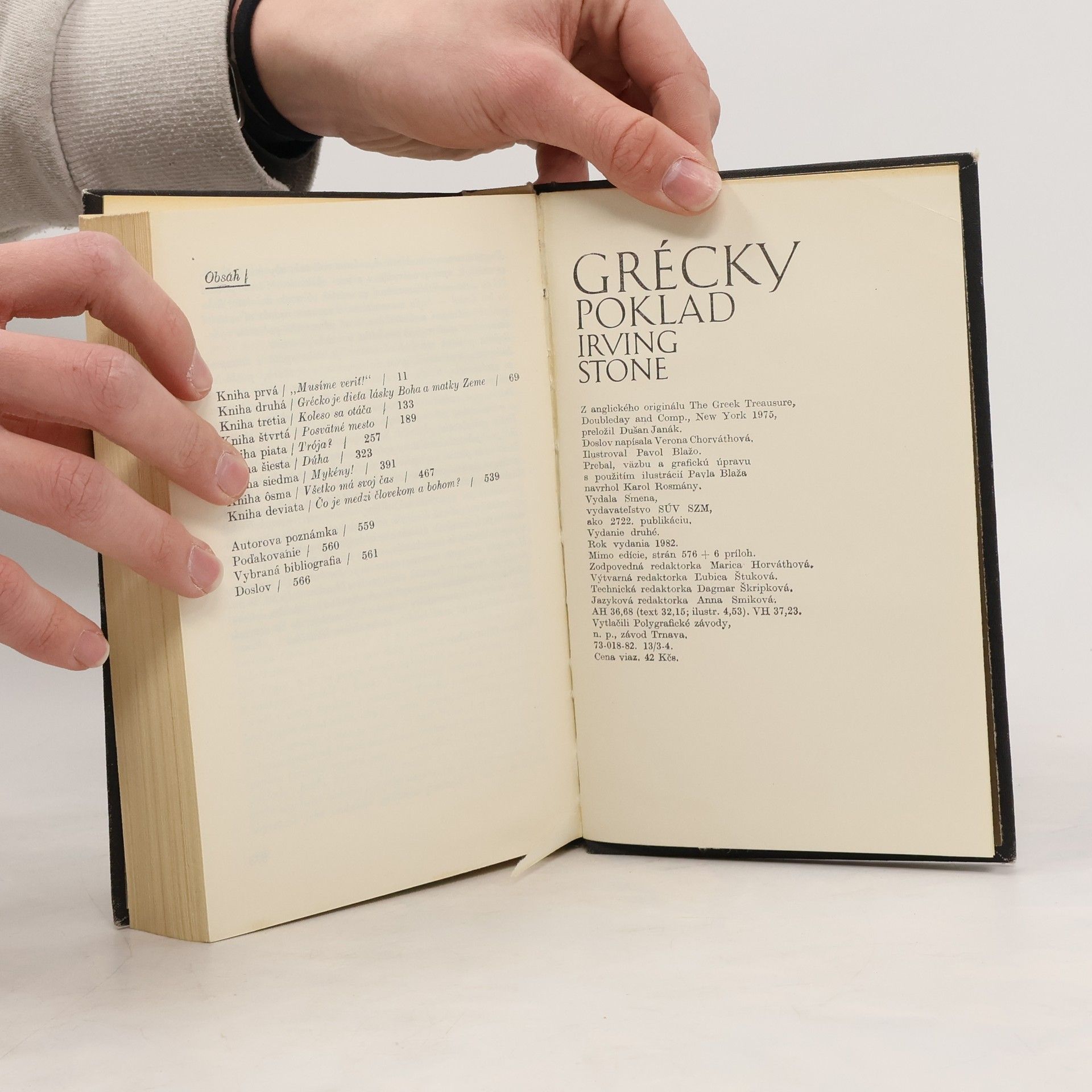 Irving Stone Grécky poklad