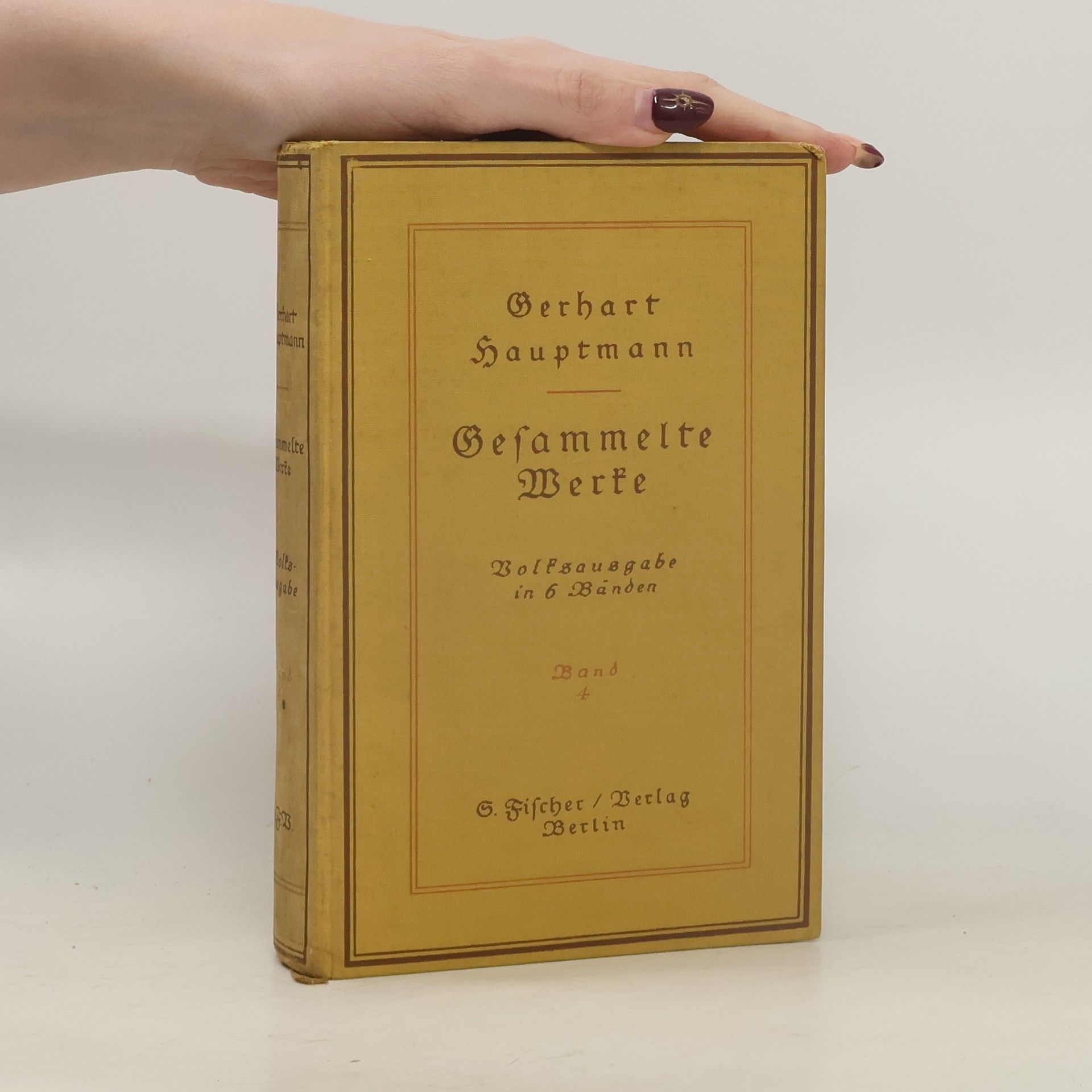 Gerhart Hauptmann Gesammelte Werke 4