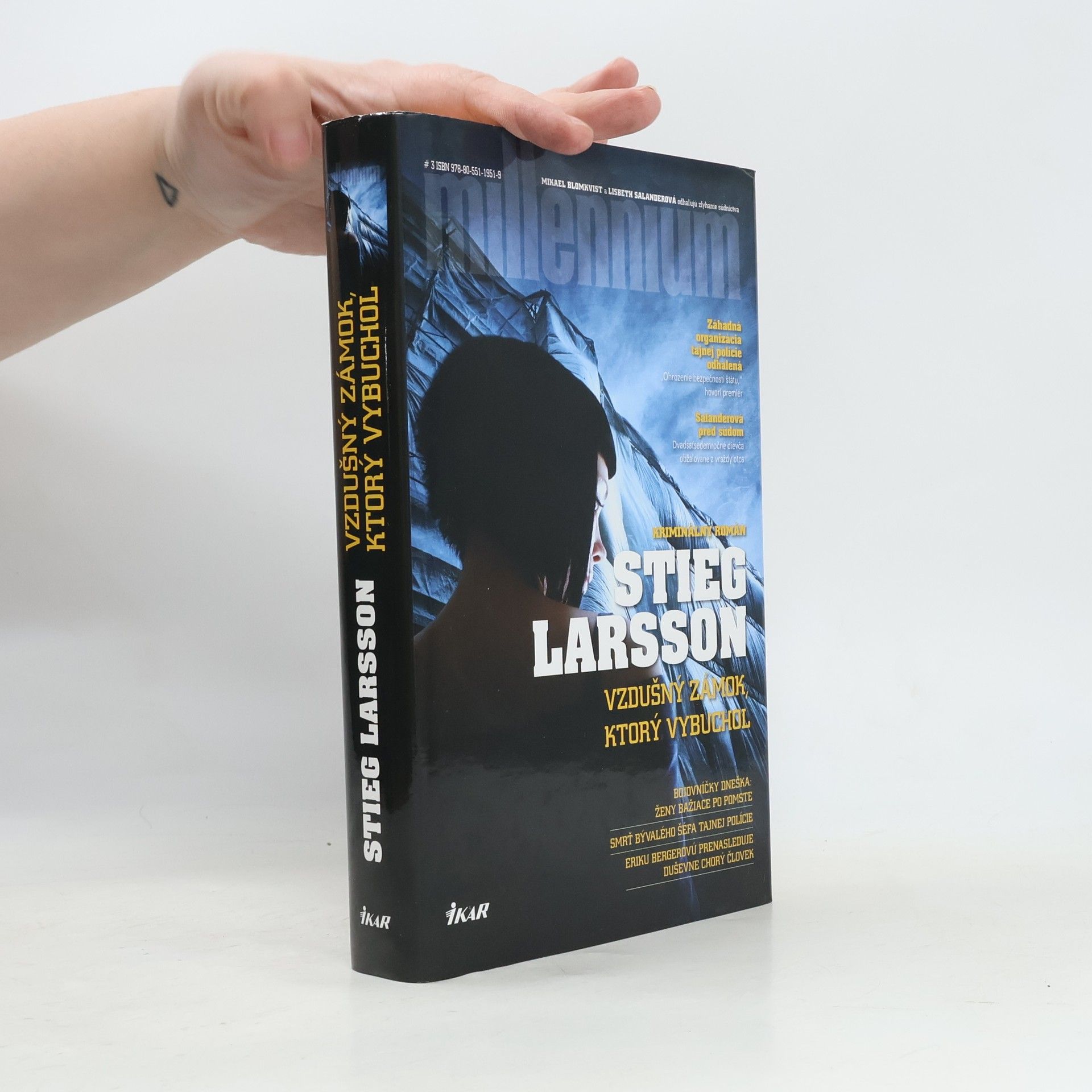 Stieg Larsson Vzdušný zámok, ktorý vybuchol