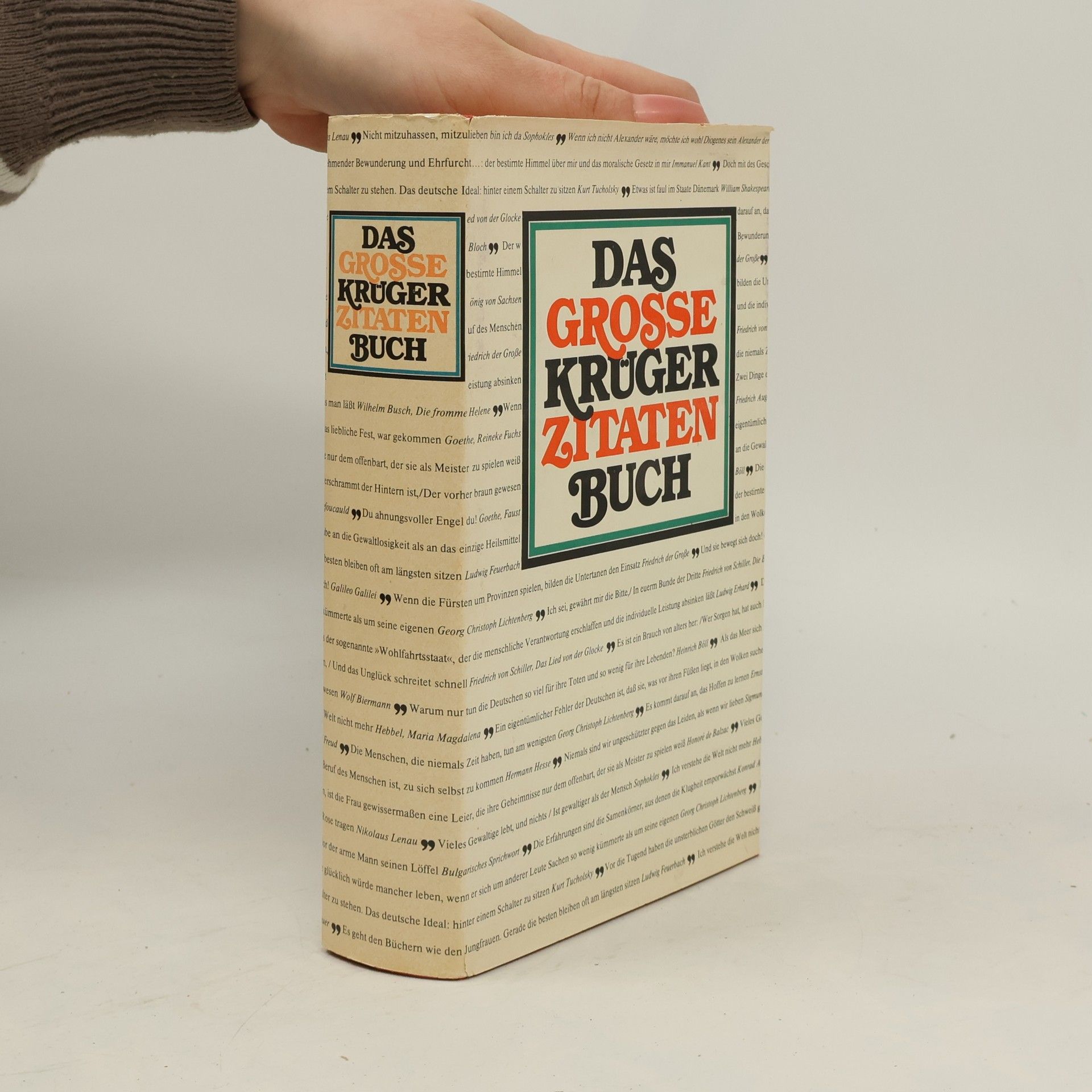 Autores varios Das grosse Kruger Zitaten Buch