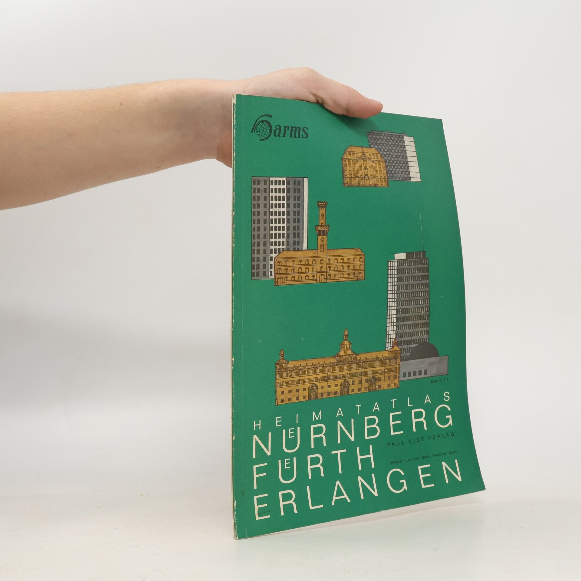 Autorenkollektiv Harms Heimatatlas Nürnberg, Fürth, Erlangen, Schwabach