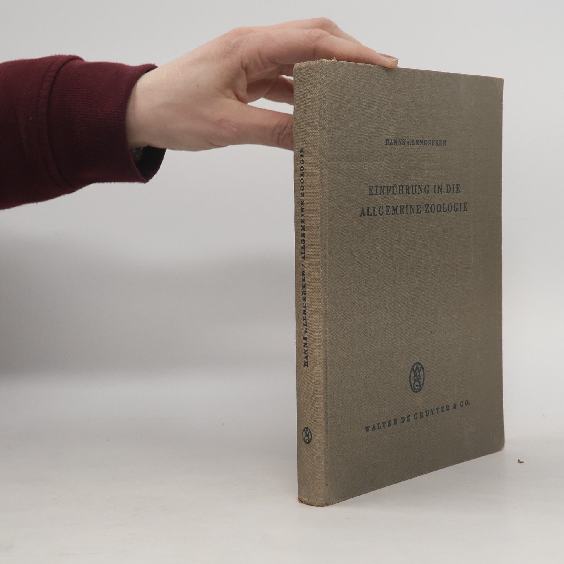 Hanns von Lengerken Einführung in die Allgemeine Zoologie