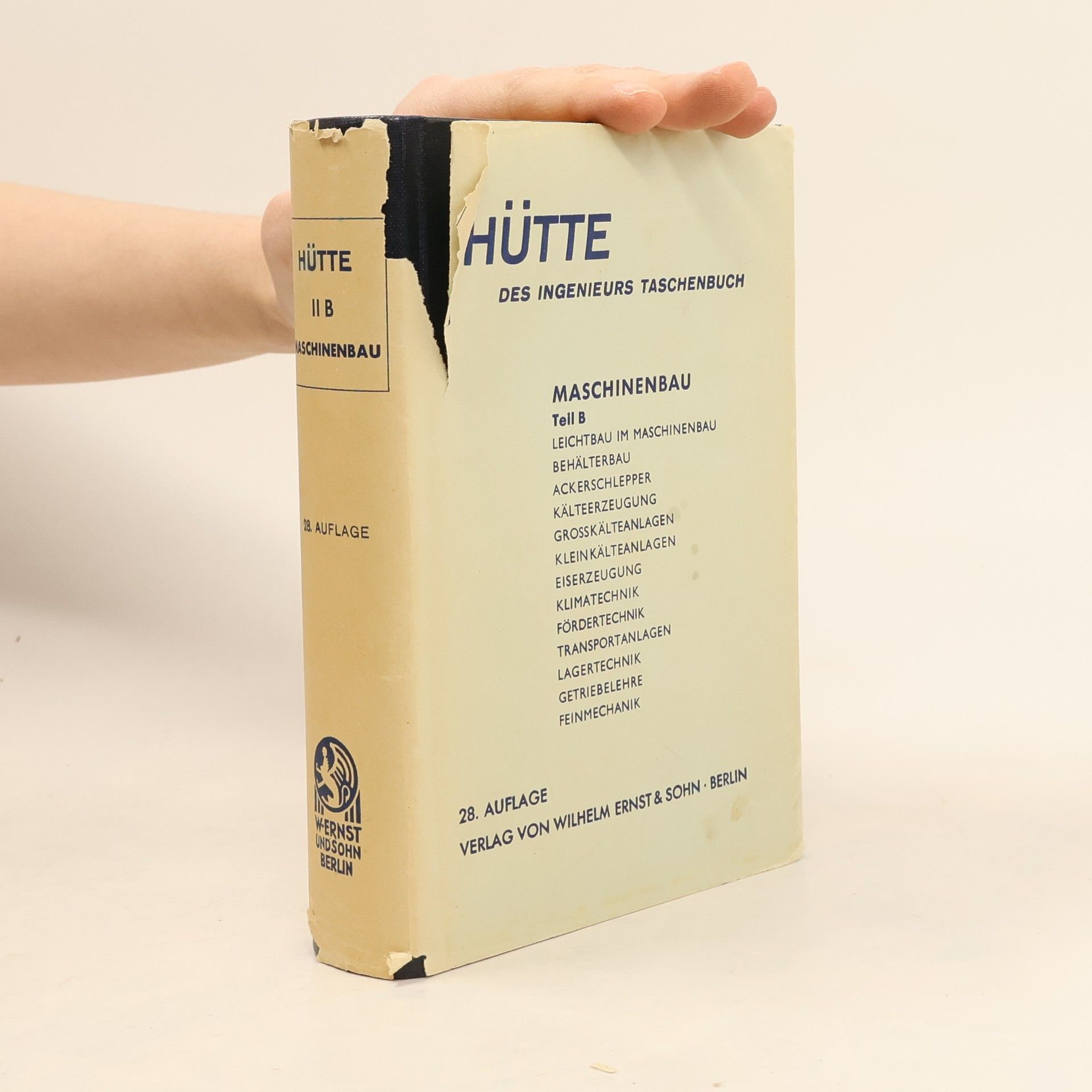 Various authors Hütte II. Bd. – Des Ingenieurs Taschenbuch