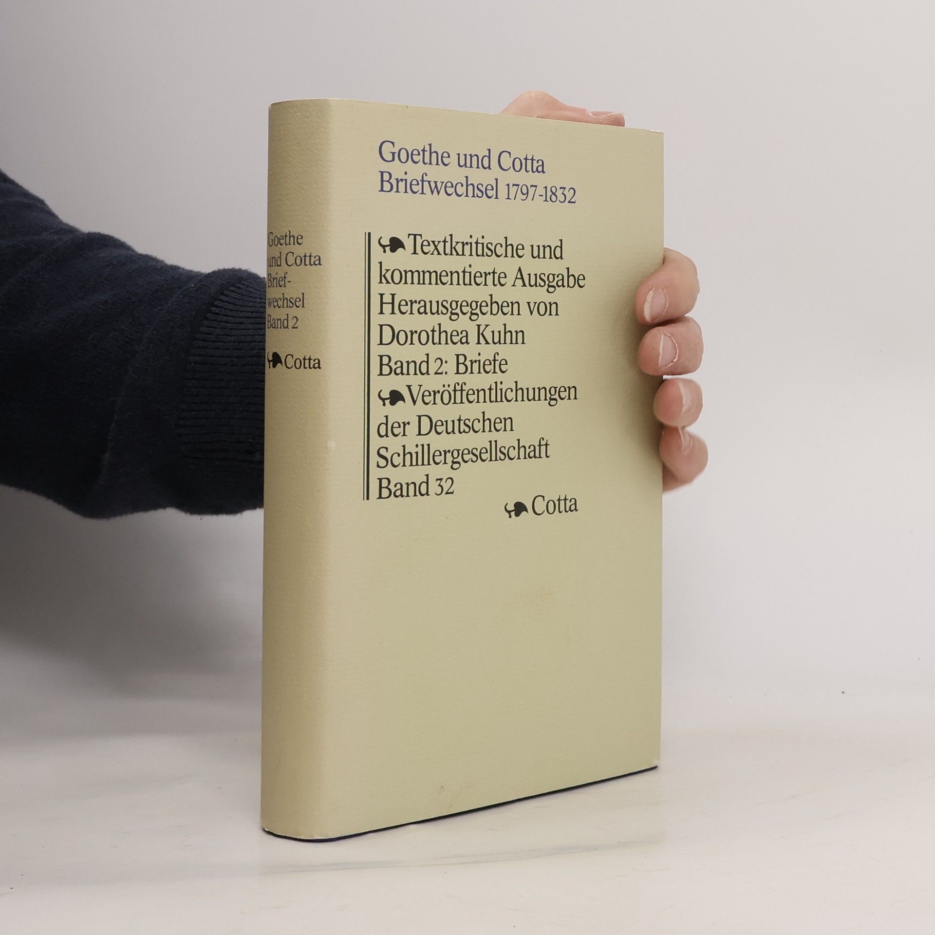 Johann Wolfgang von Goethe Goethe und Cotta Briefwechsel 1797-1832 : Textkritische und kommentierte Ausgabe in drei Bänden. Bd. 2, Briefe 1816-1832