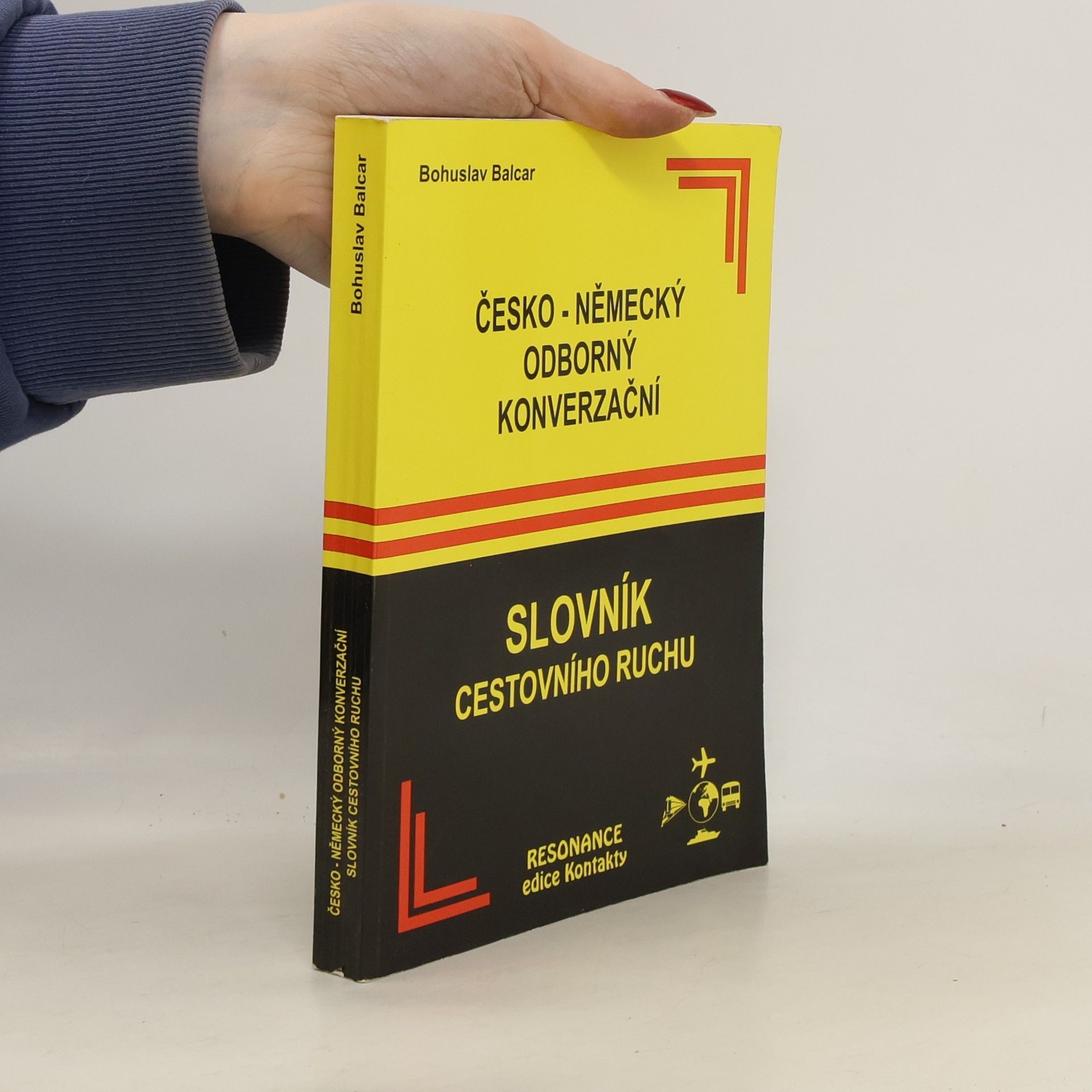 Bohuslav Balcar Česko-německý odborný konverzační slovník cestovního ruchu