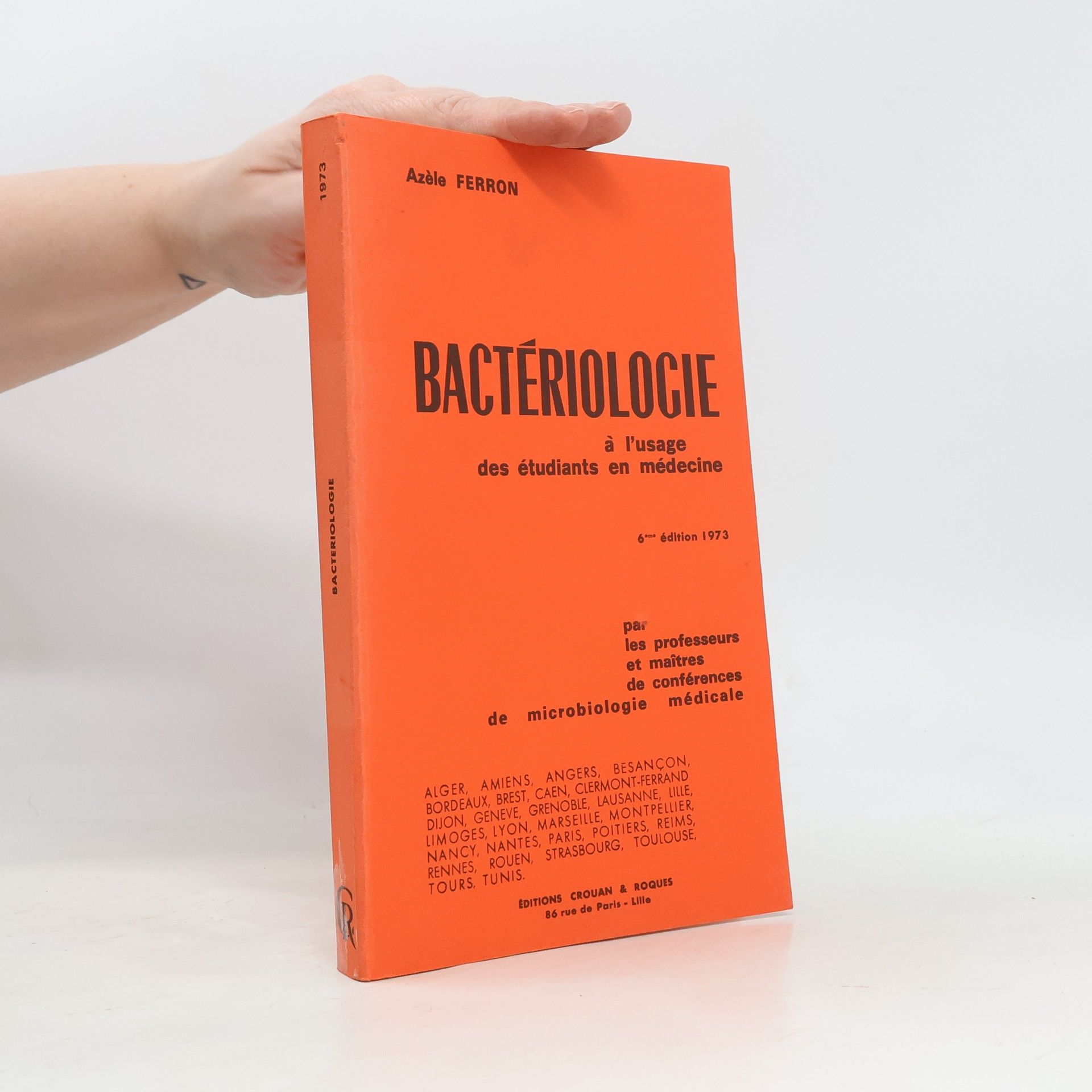 Azèle Ferron Bactériologie