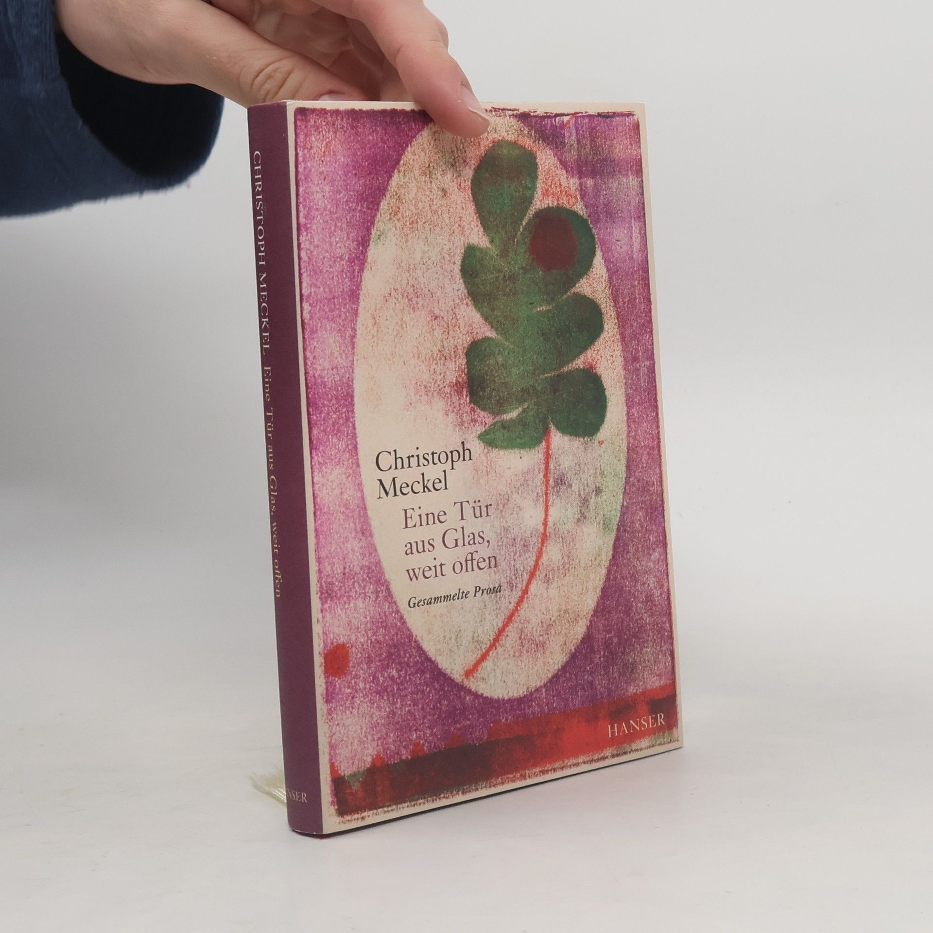 Eine Tür aus Glas, weit offen