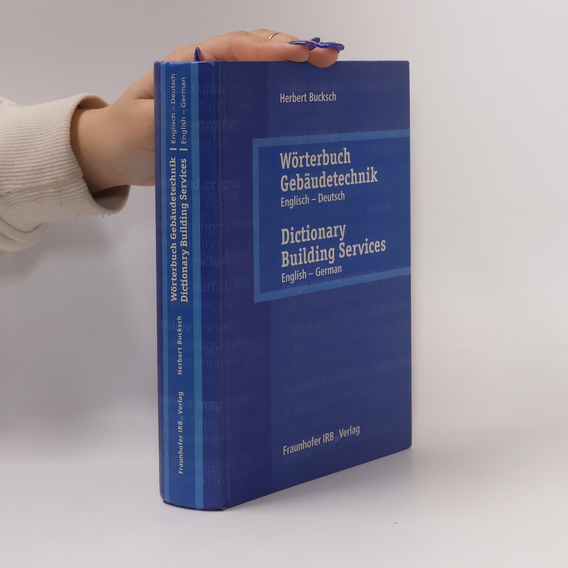 Herbert Bucksch Wörterbuch Gebäudetechnik / Dictionary Building Services