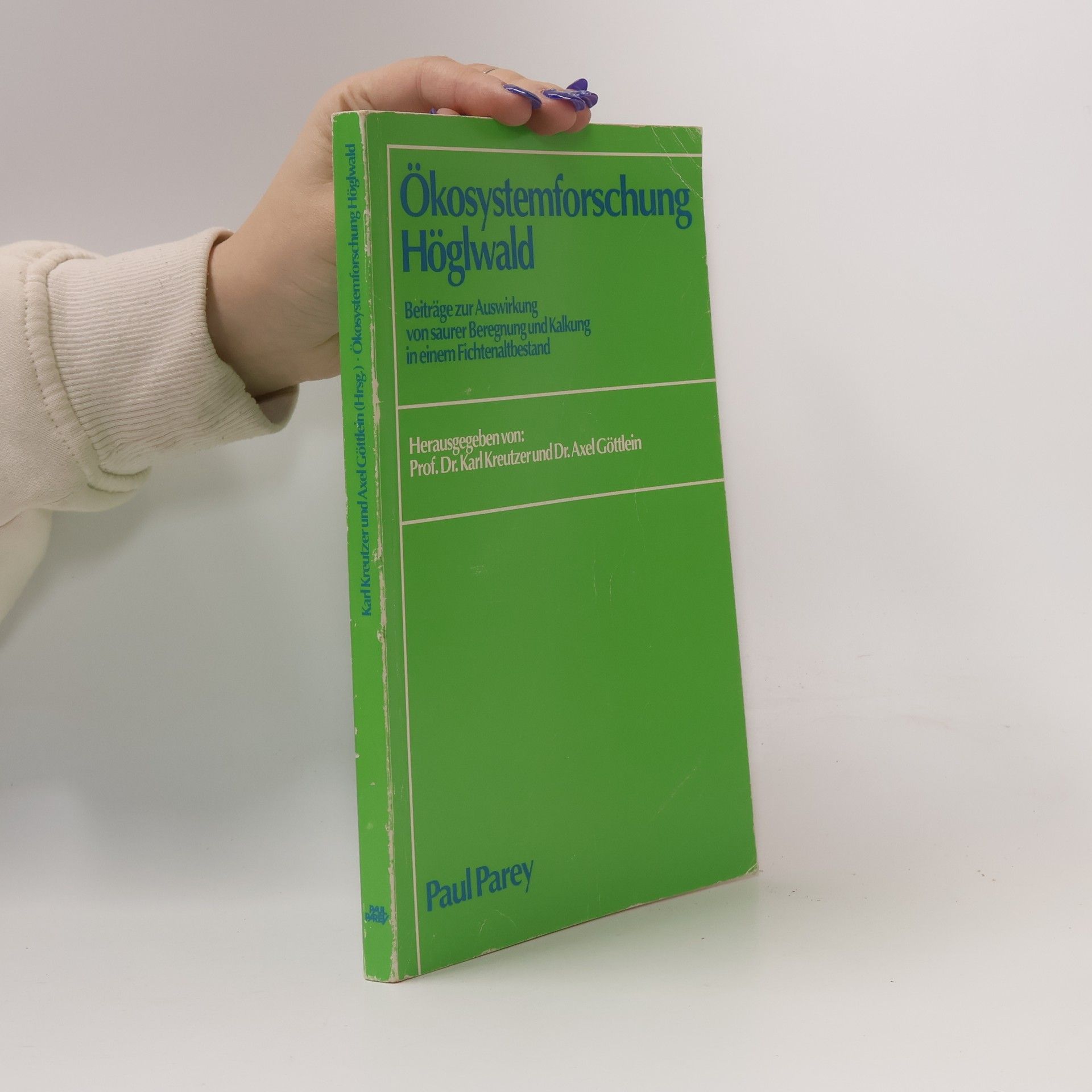 Karl Kreutzer Ökosystemforschung Höglwald