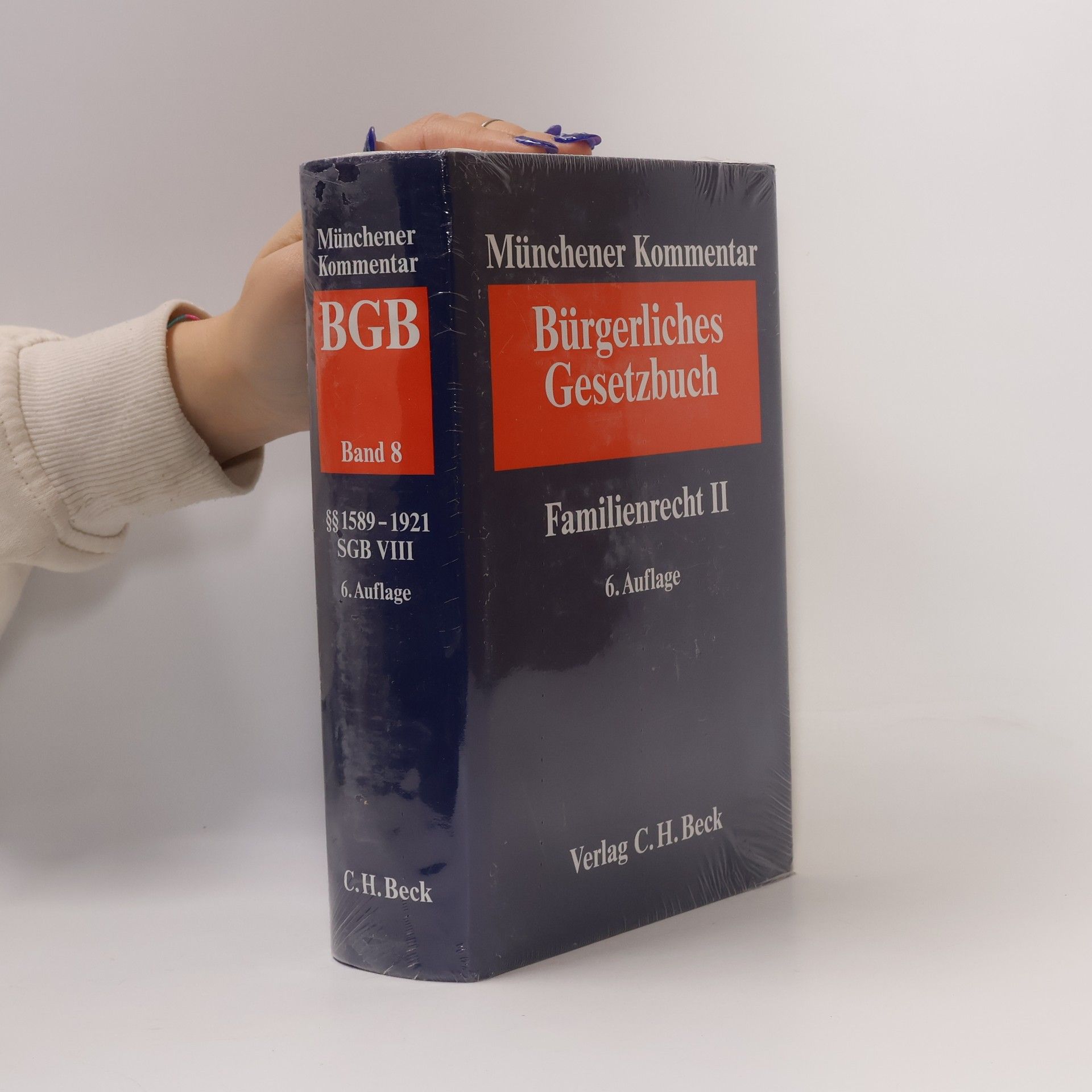 Autorenkollektiv Münchener Kommentar zum Bürgerlichen Gesetzbuch Bd. 8: Familienrecht II §§ 1589-1921, SGB VIII - 6. Auflage