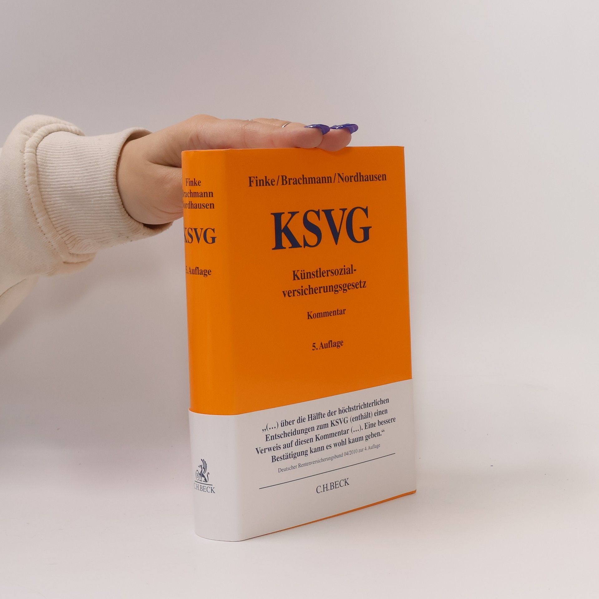 Hugo Finke Gelbe Erläuterungsbücher: Künstlersozialversicherungsgesetz