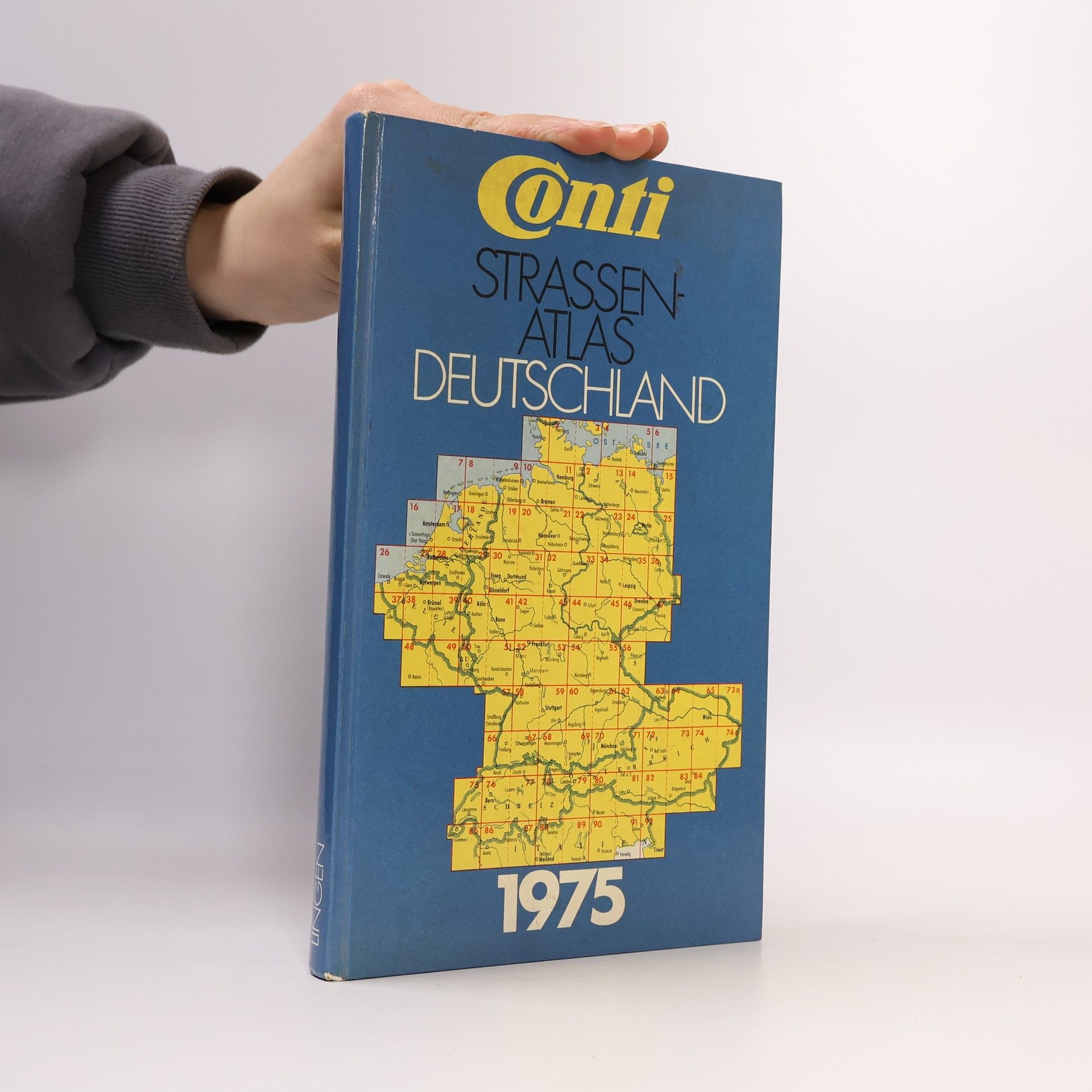 Kolektiv autorů Conti Strassen-Atlas Deutschland 1975