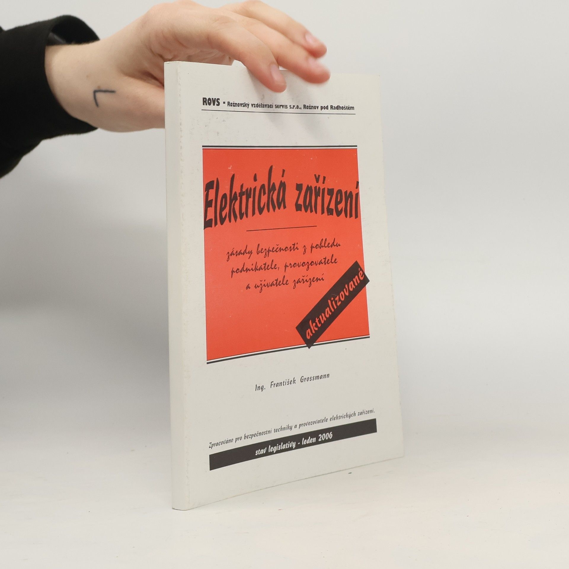 František Grossmann Elektrická zařízení