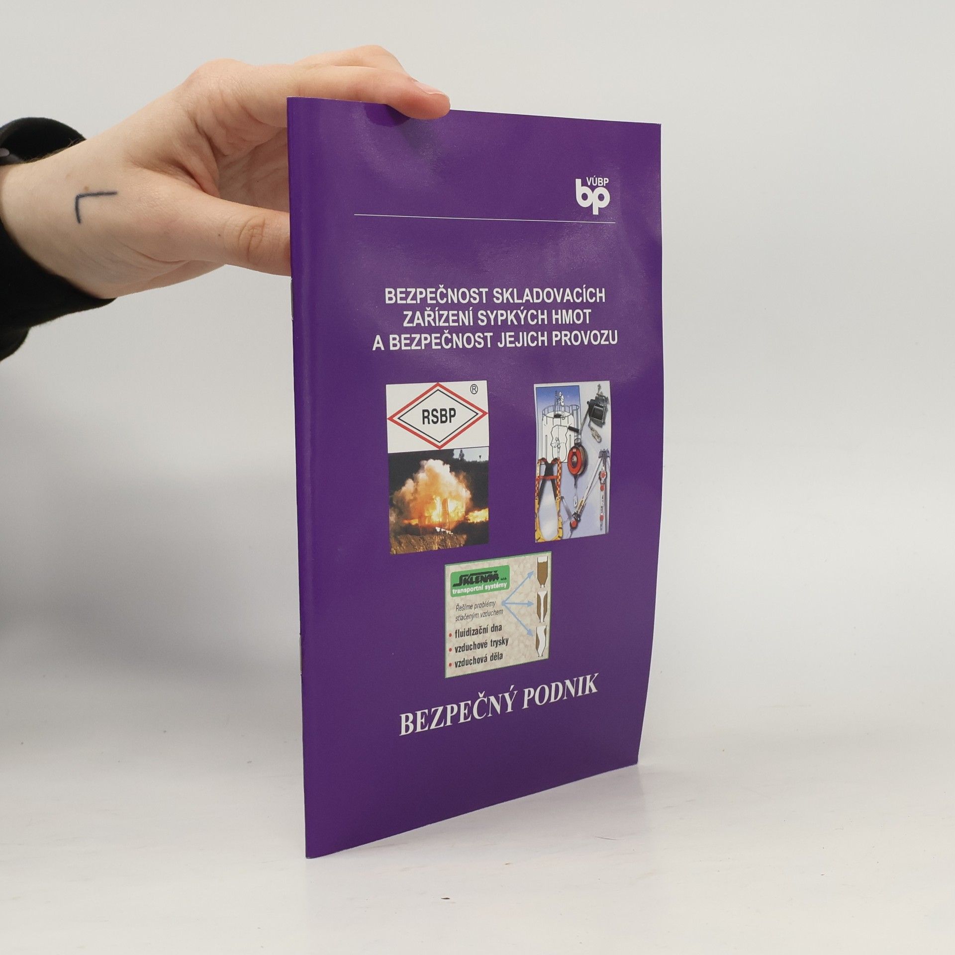Antonín Dušátko Bezpečnost skladovacích zařízení sypkých hmot a bezpečnost jejich provozu