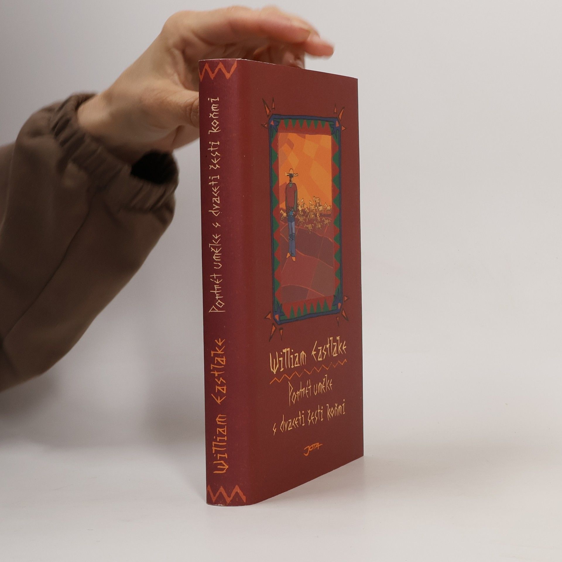 William Eastlake Portrét umělce s dvaceti šesti koňmi