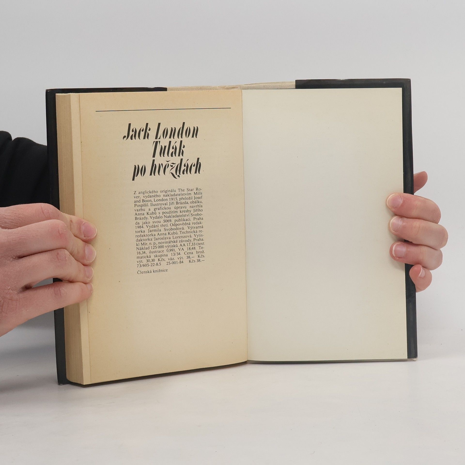 Jack London Tulák po hvězdách