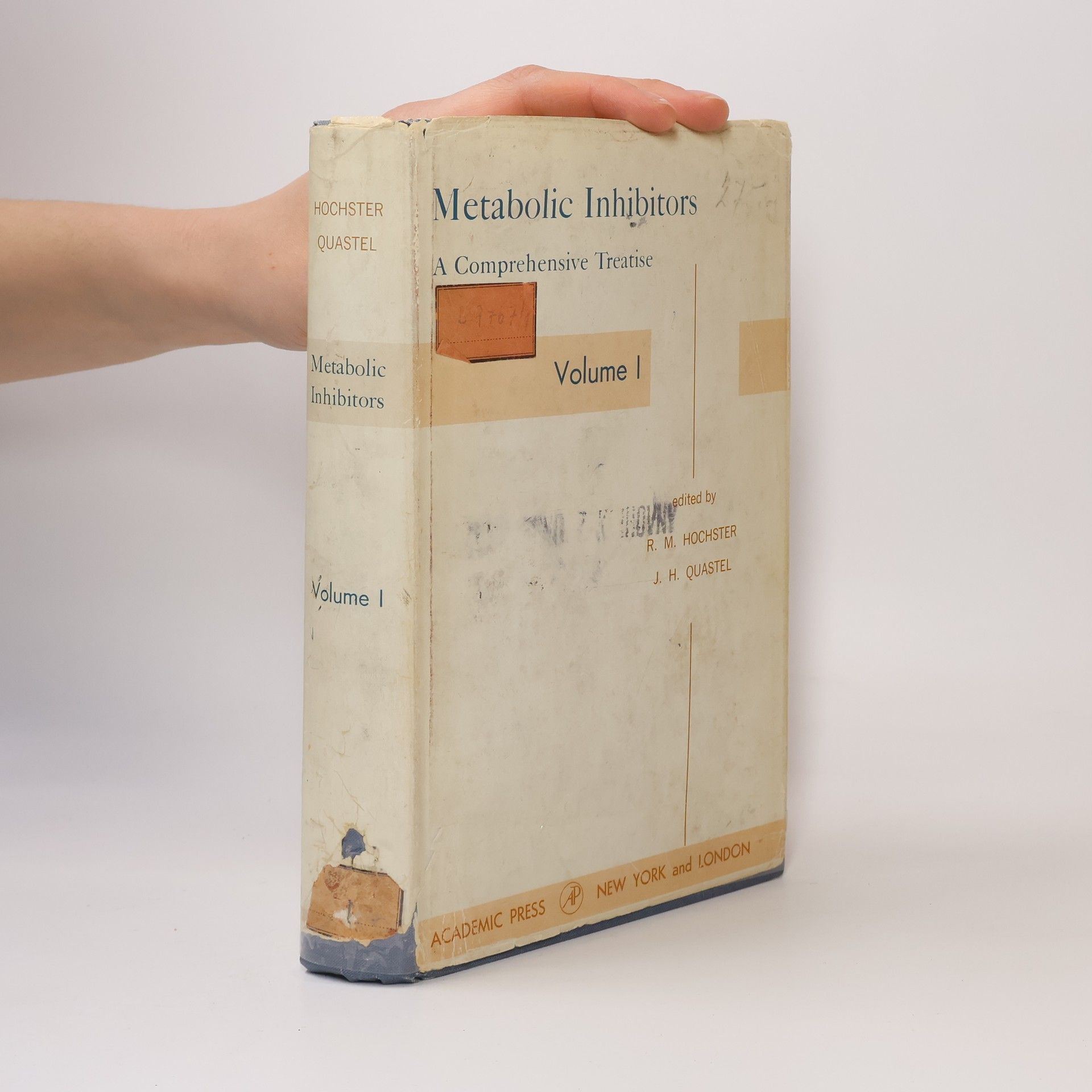 J. H. Quastel Metabolic Inhibitors. Volume 1