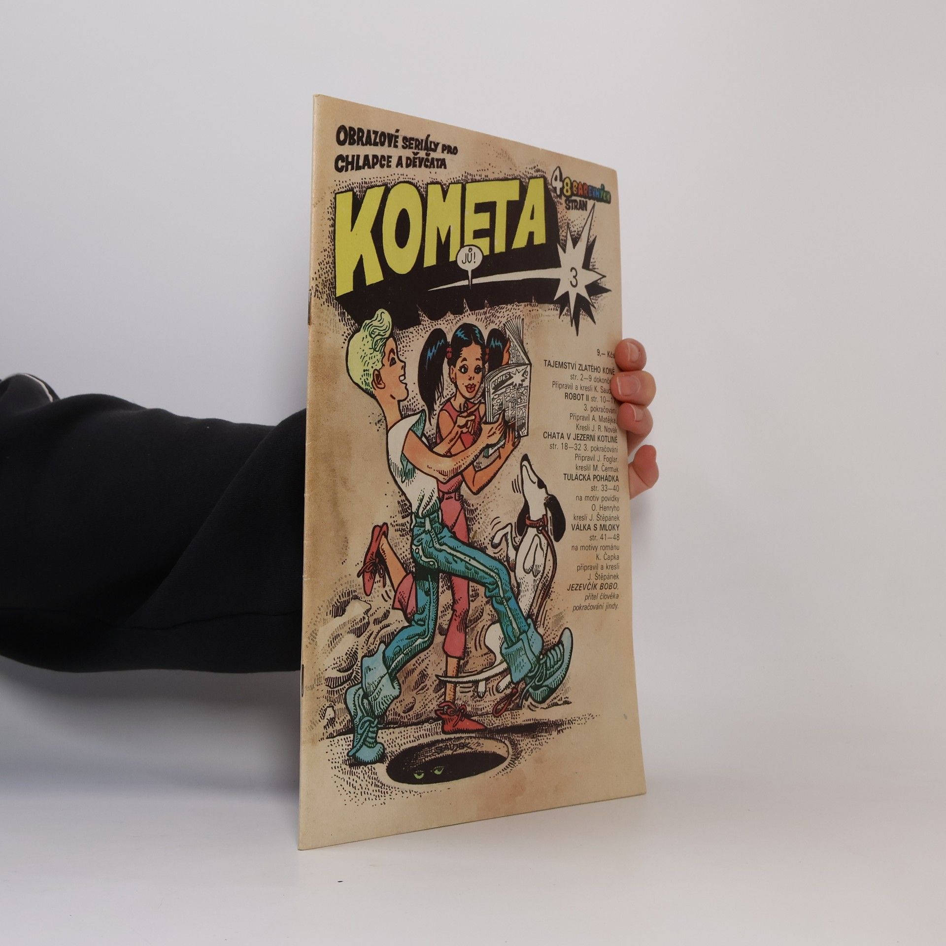 M. Čermák Kometa 3, obrázkové seriály pro chlapce a děvčata