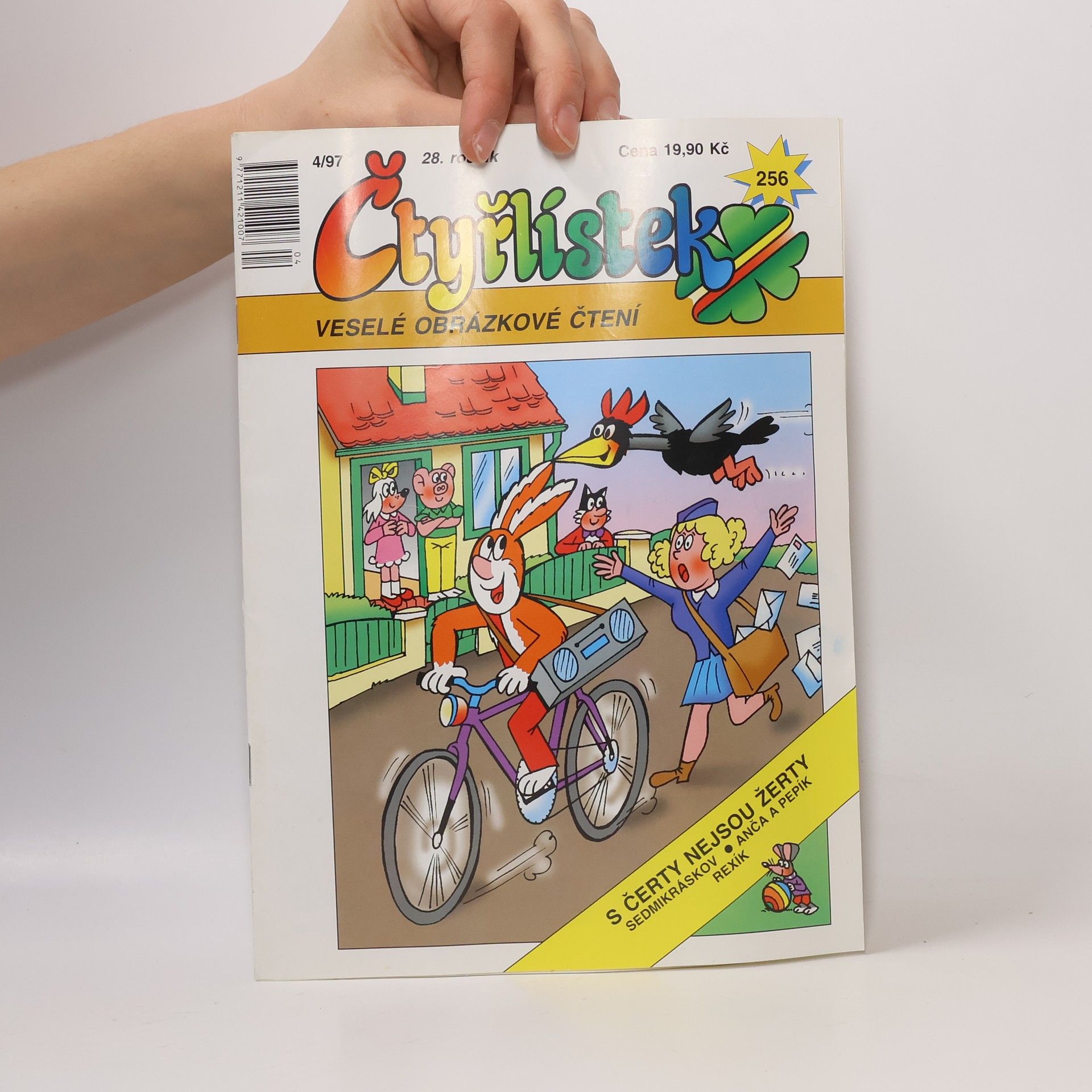 Autorenkollektiv Čtyřlístek 4/1997, č. 256. S čerty nejsou žerty