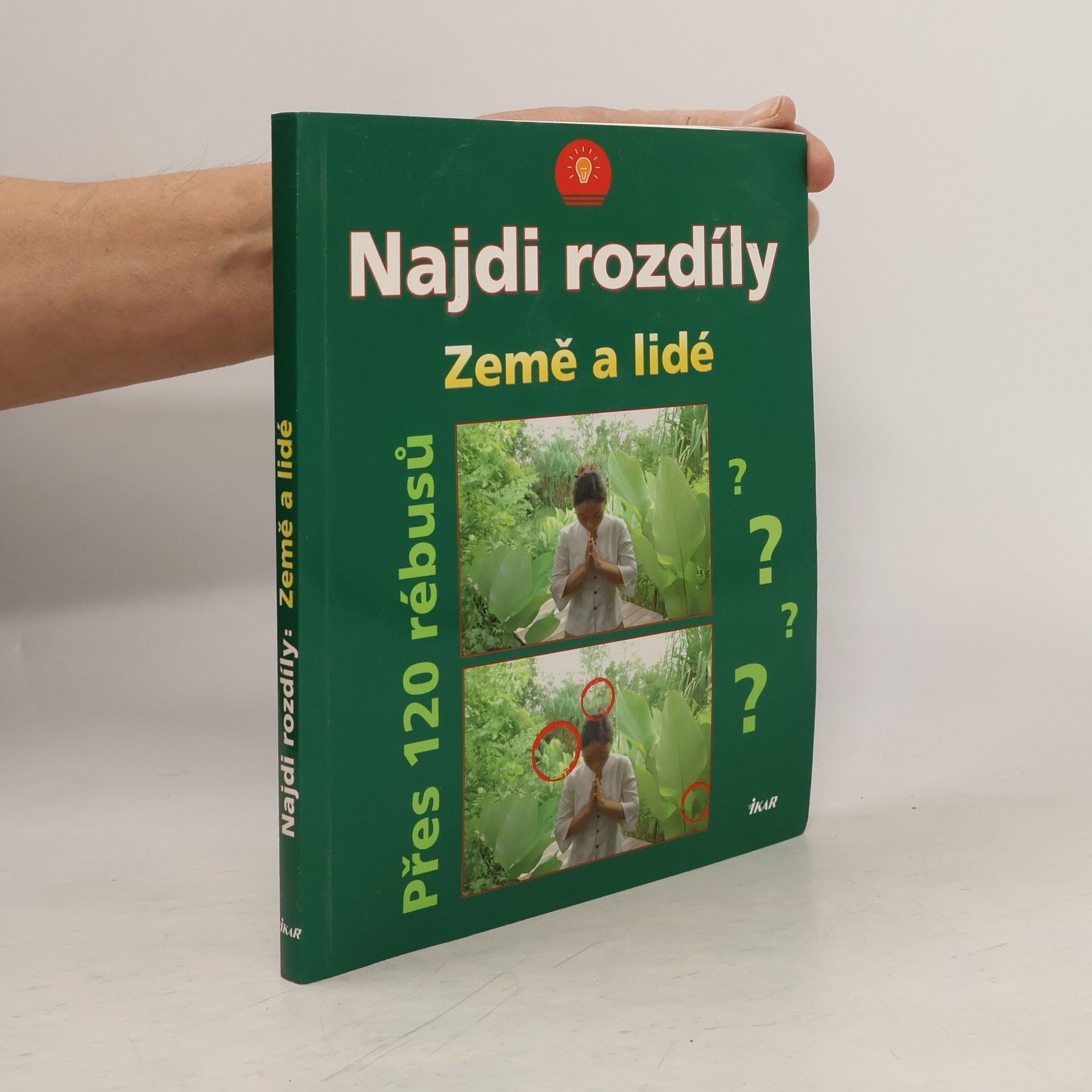 Alena Bezděková Najdi rozdíly. Země a lidé. Přes 120 rébusů