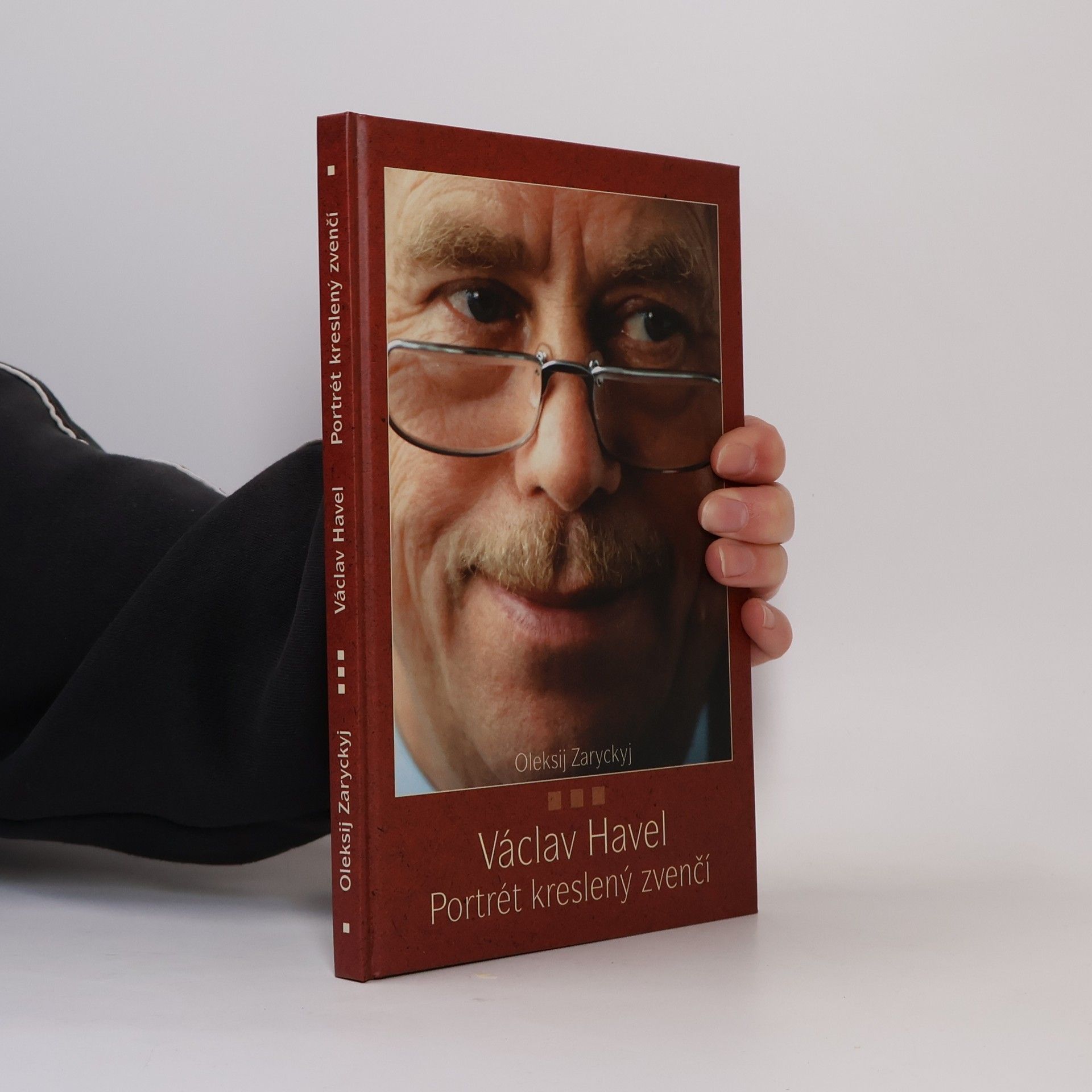 Oleksij Zaryckyj Václav Havel - Portrét kreslený zvenčí