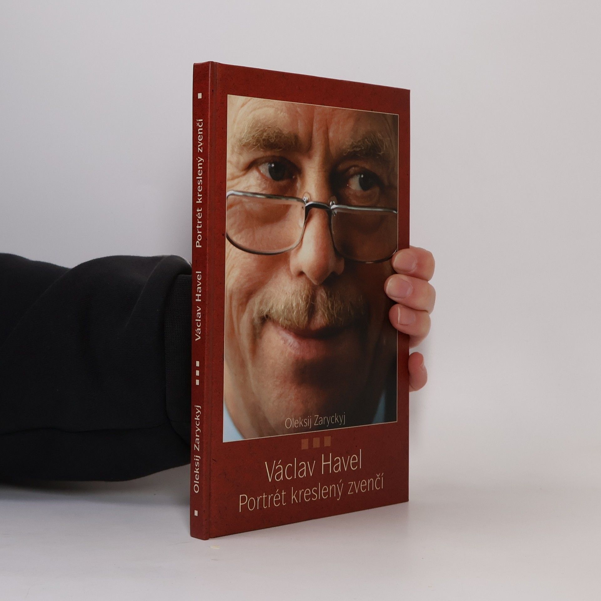 Oleksij Zaryckyj Václav Havel - Portrét kreslený zvenčí