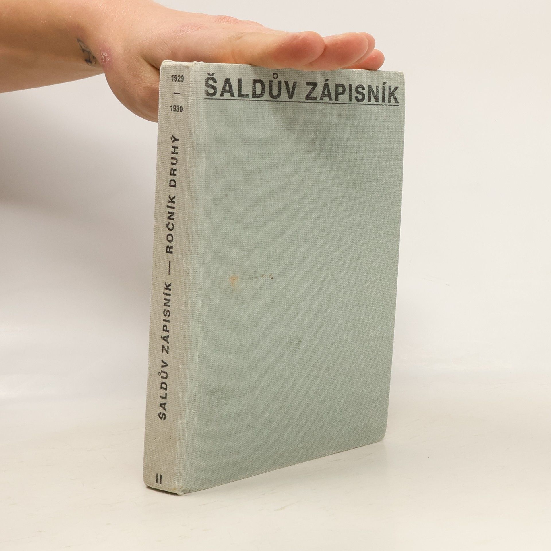 František Xaver Šalda Šaldův zápisník II