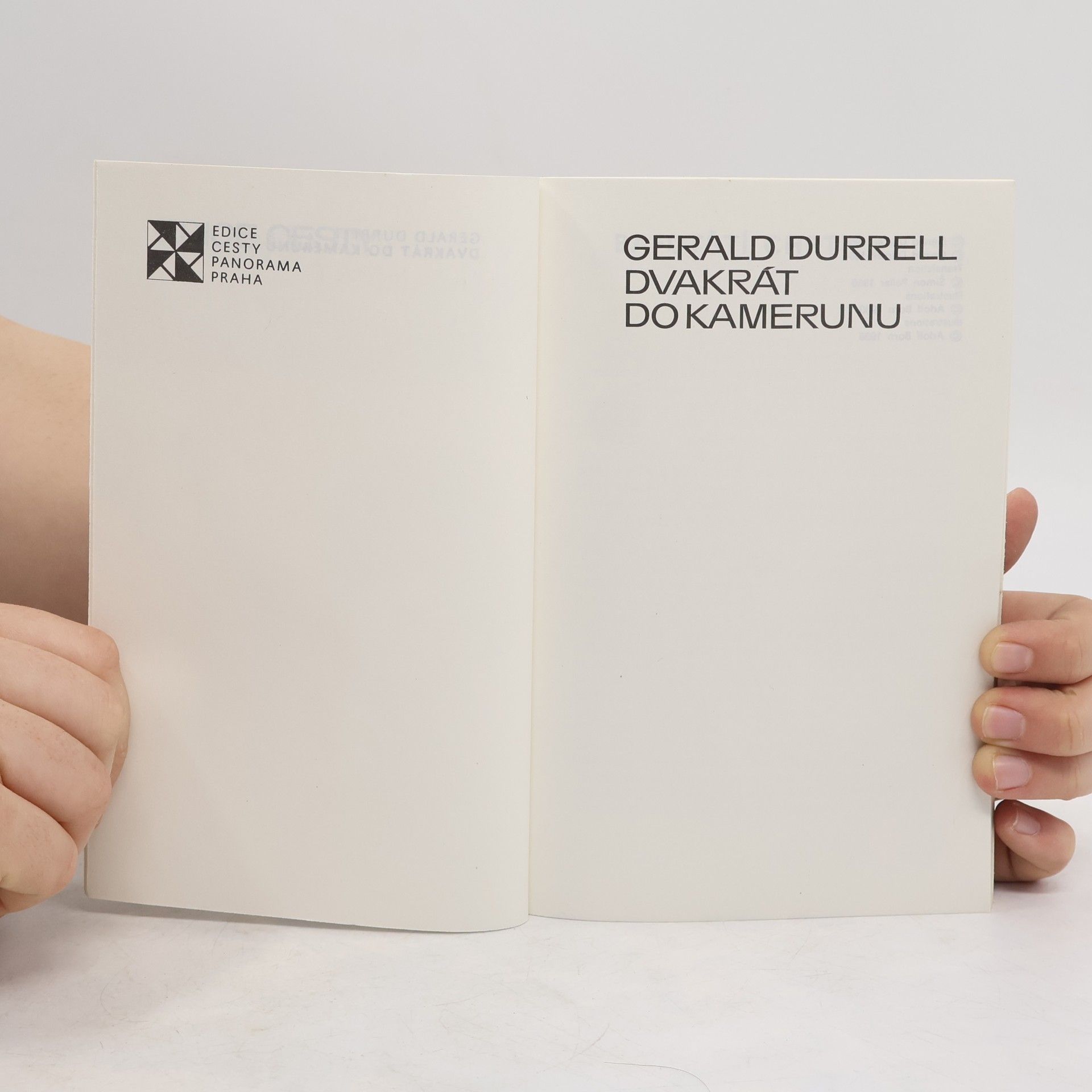 Gerald Malcolm Durrell Dvakrát do Kamerunu