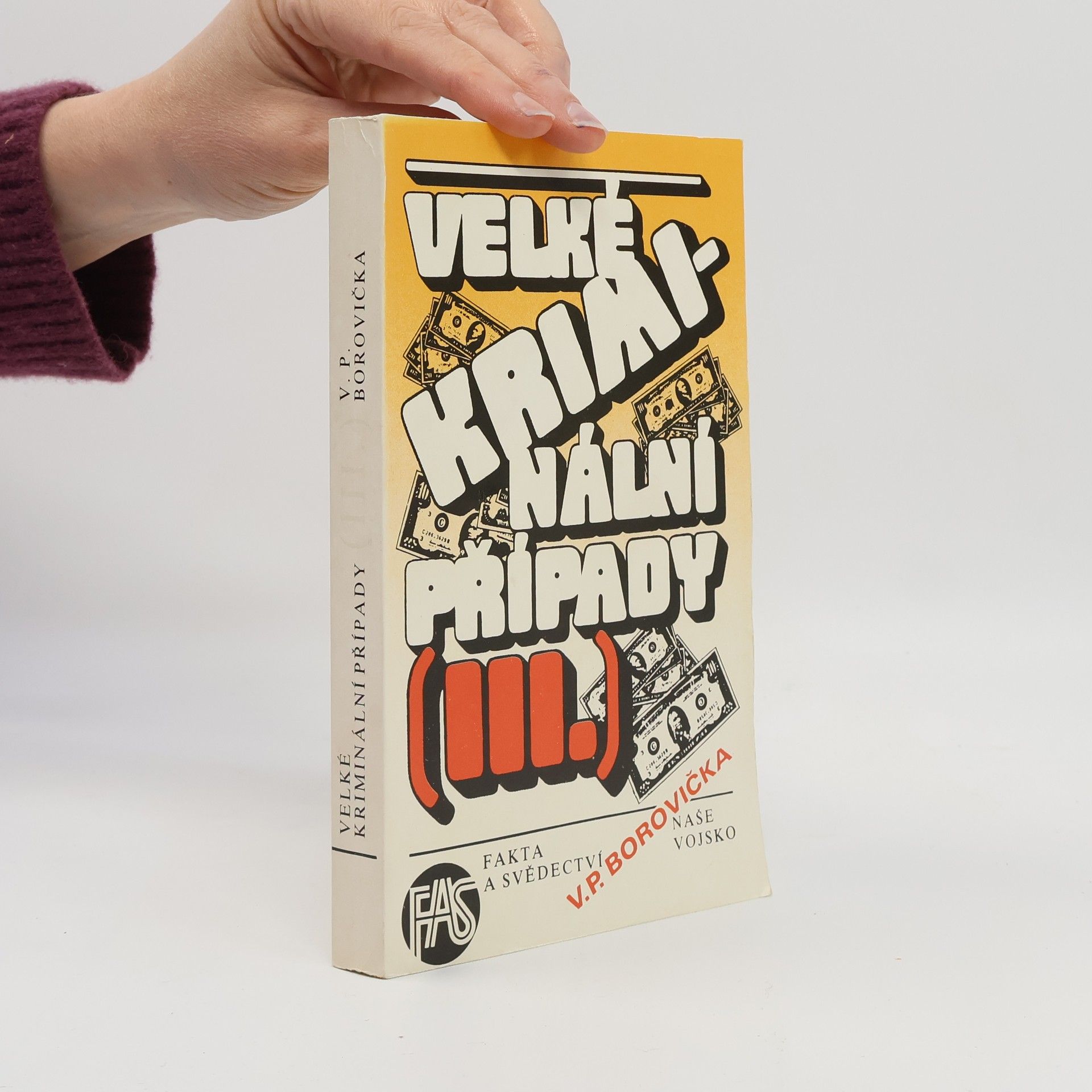 Václav Pavel Borovička Velké kriminální případy III.