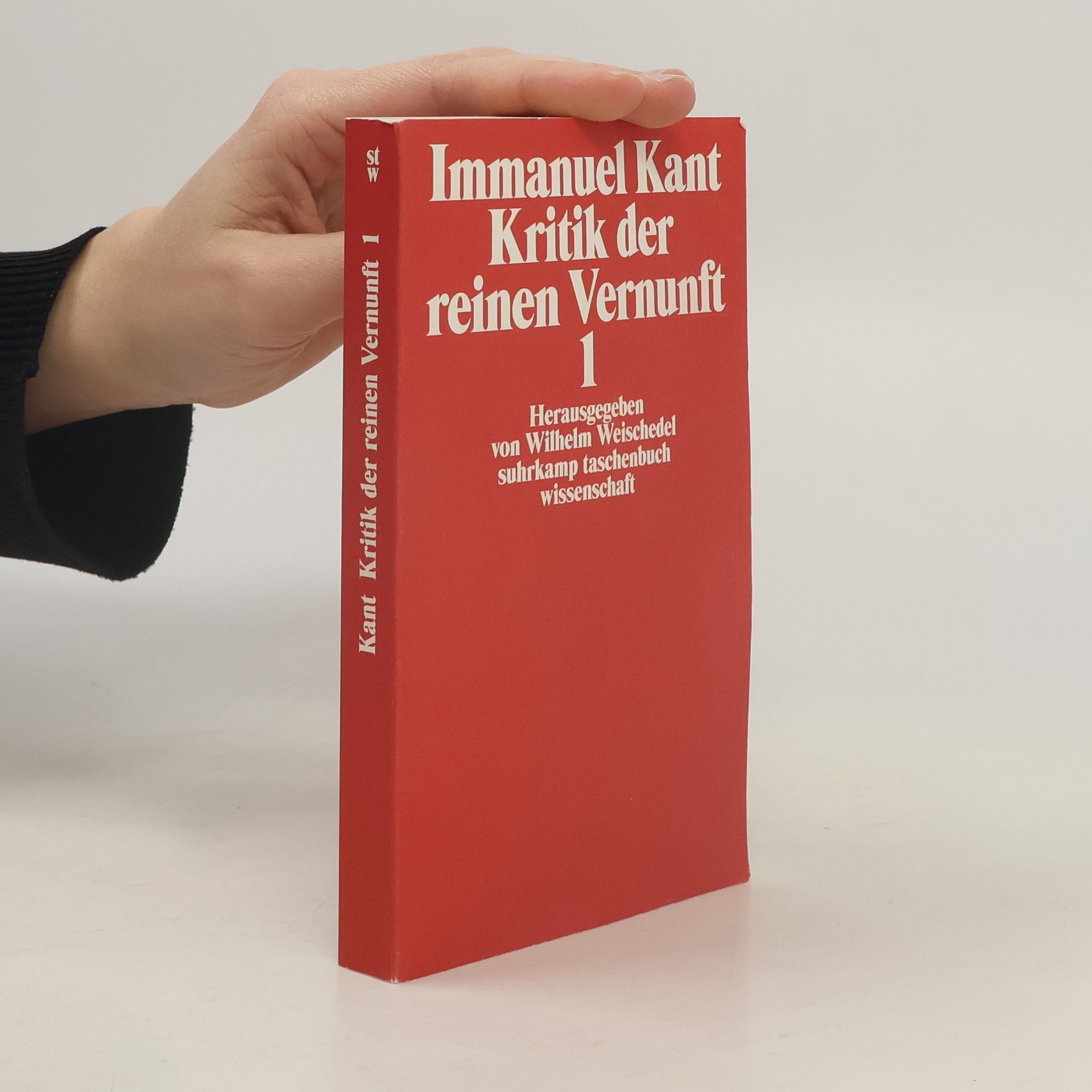 Immanuel Kant Kritik der reinen Vernunft 1
