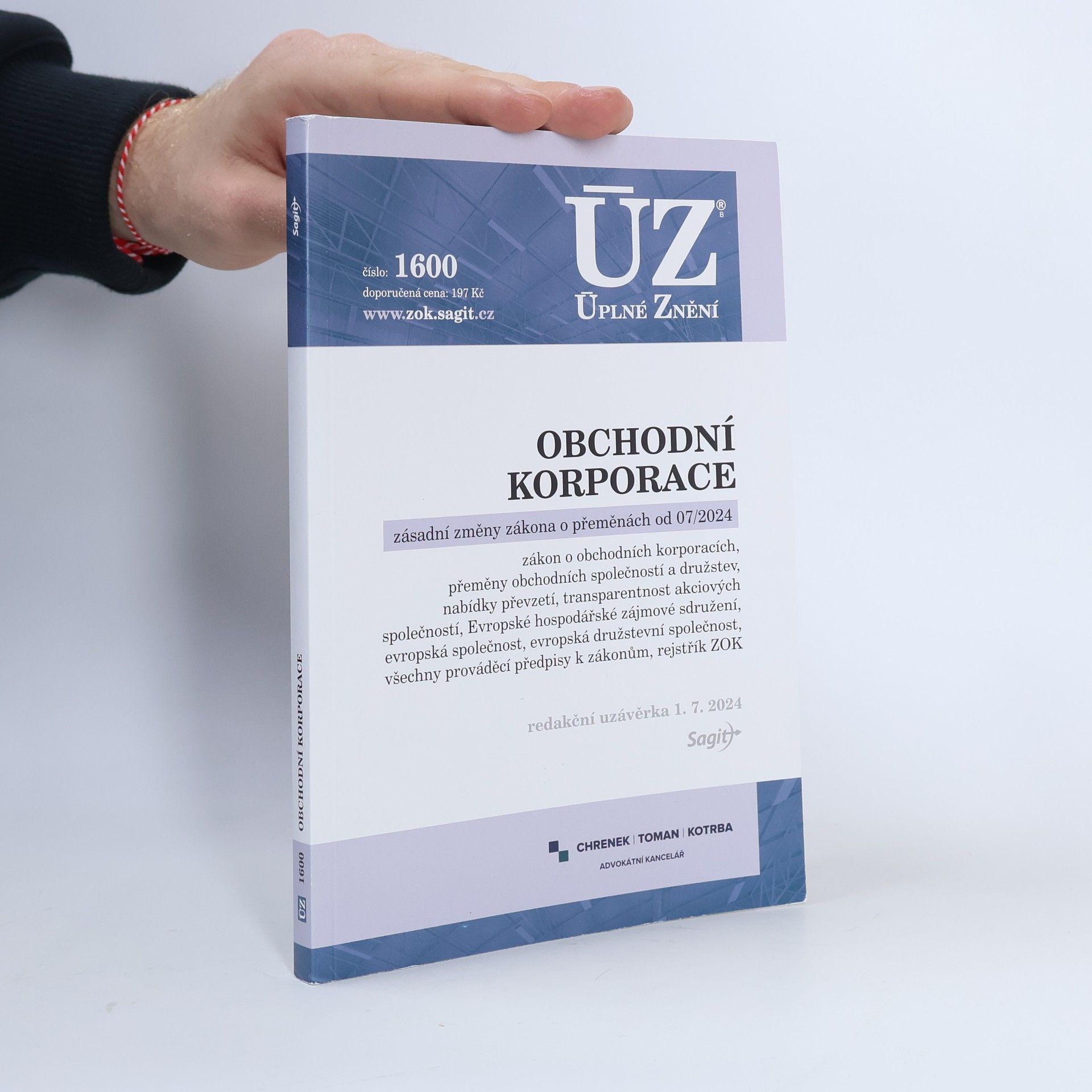 Sagit ÚZ 1600 Obchodní korporace, Přeměny obchodních společností a družstev