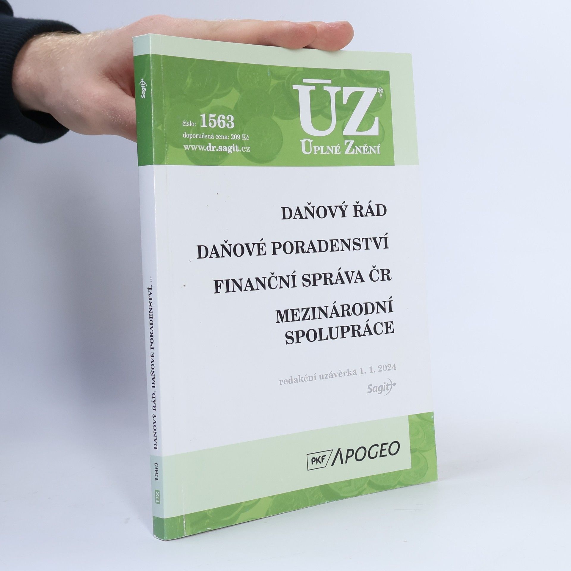 Česko Úplné znění č. 1563. Daňový řád