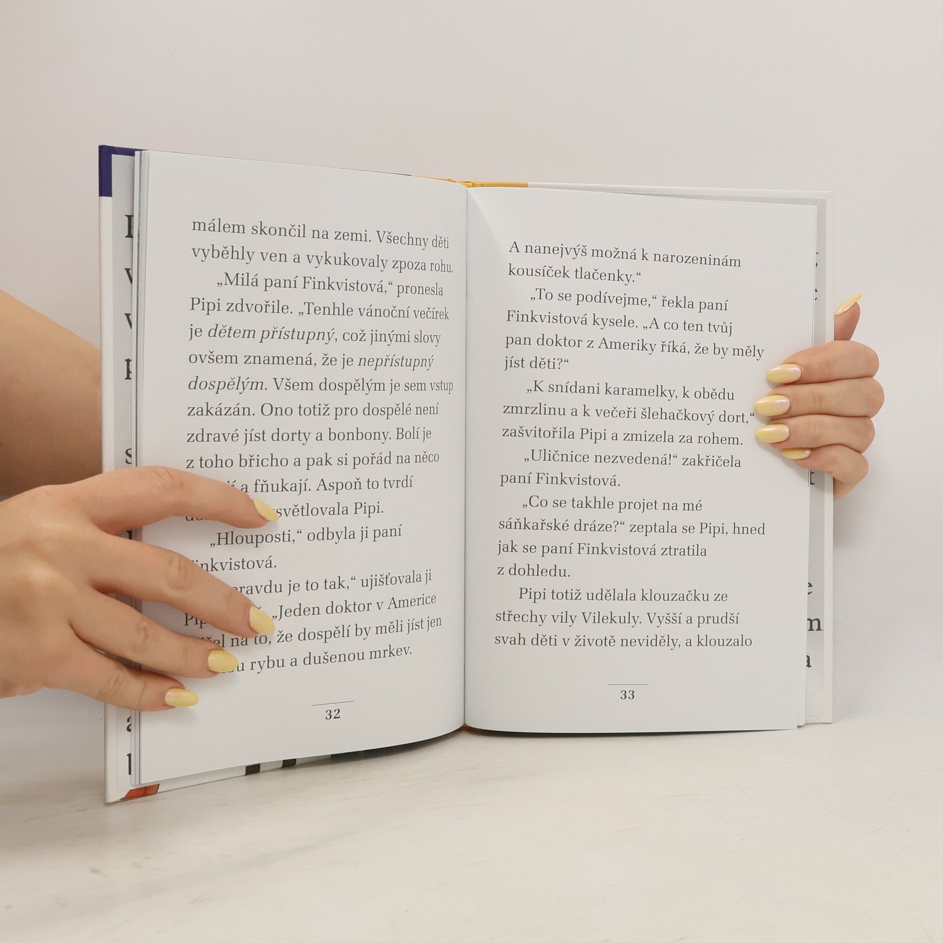 Astrid Lindgren Vánoční večírek Pipi Dlouhé punčochy