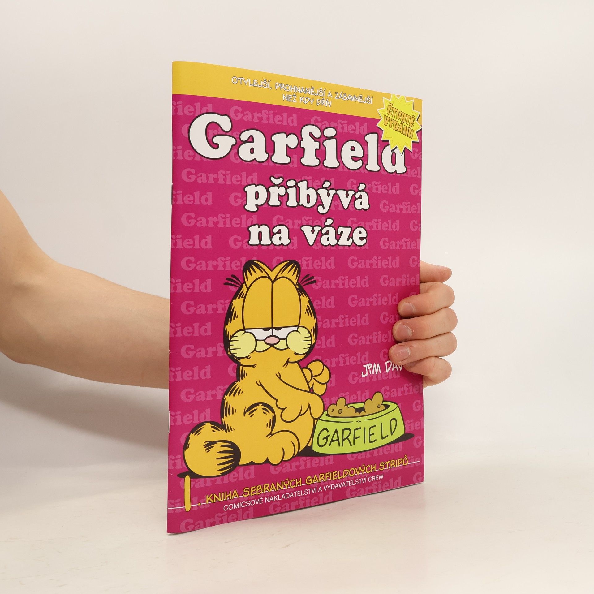Jim Davis Garfield přibývá na váze