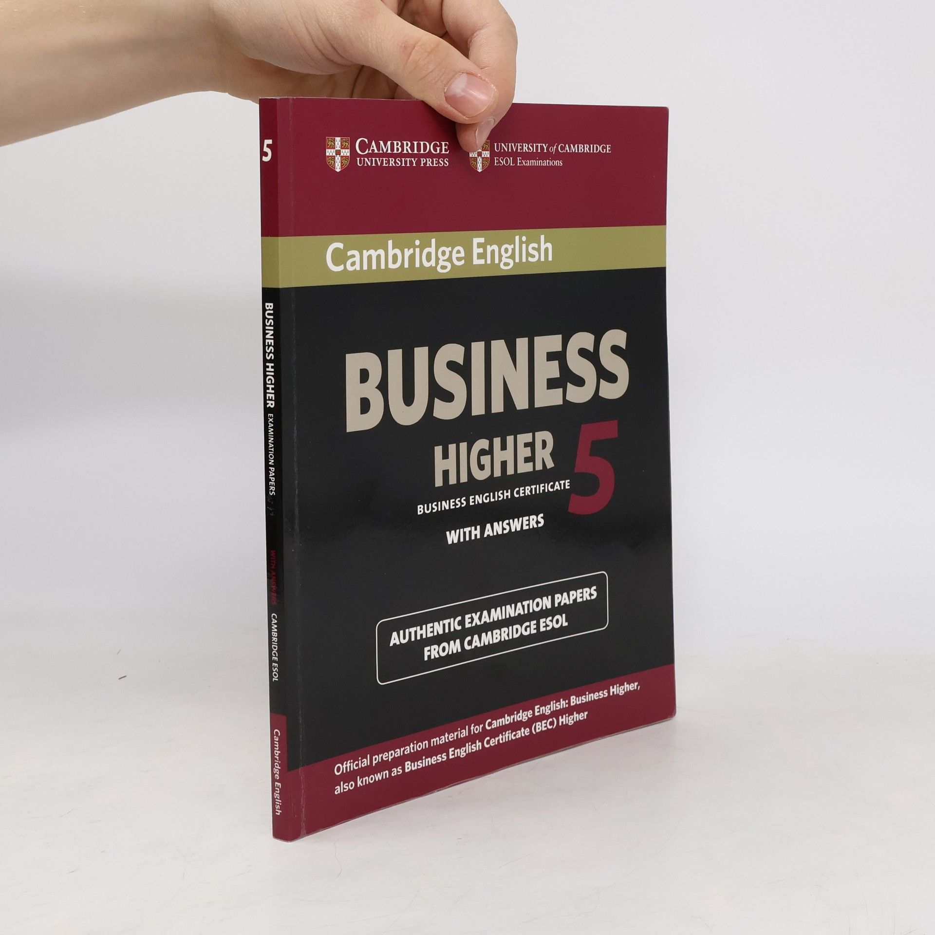 Auteurscollectief Cambridge English. Business Higher 5. Examination Papers with Answers