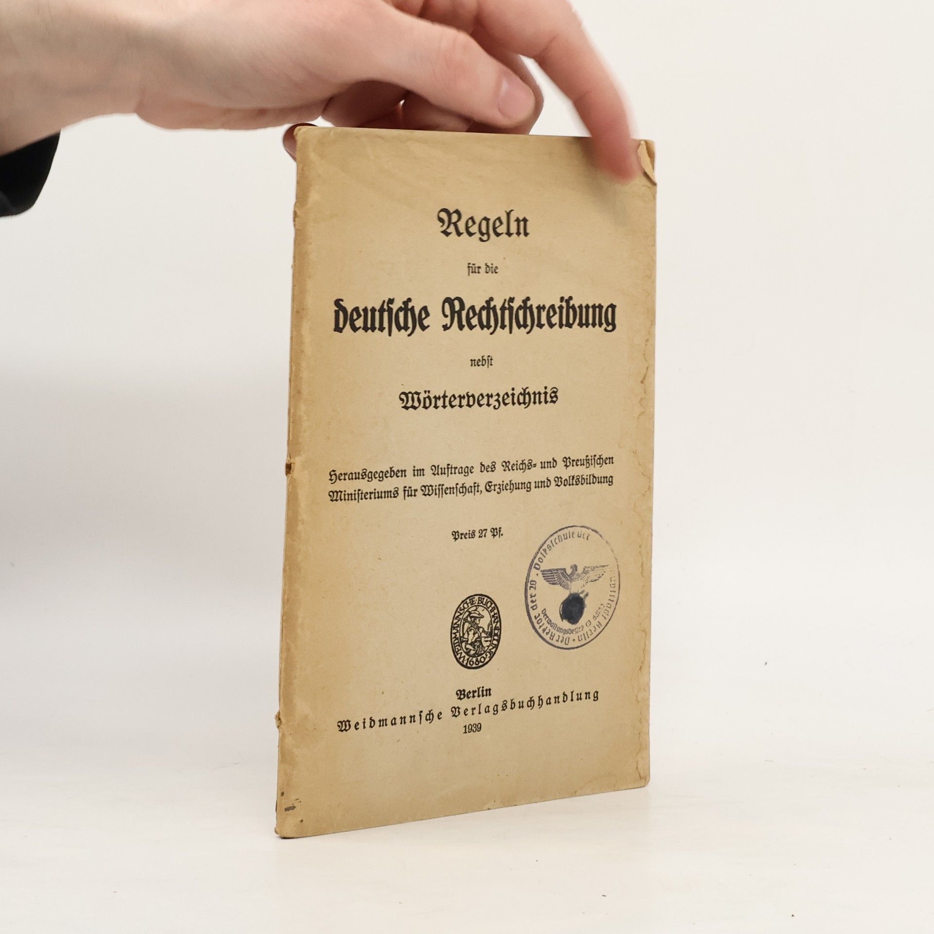 Kolektiv autorů Regeln für die deutsche Rechtschreibung nebst Wörterverzeichnis.