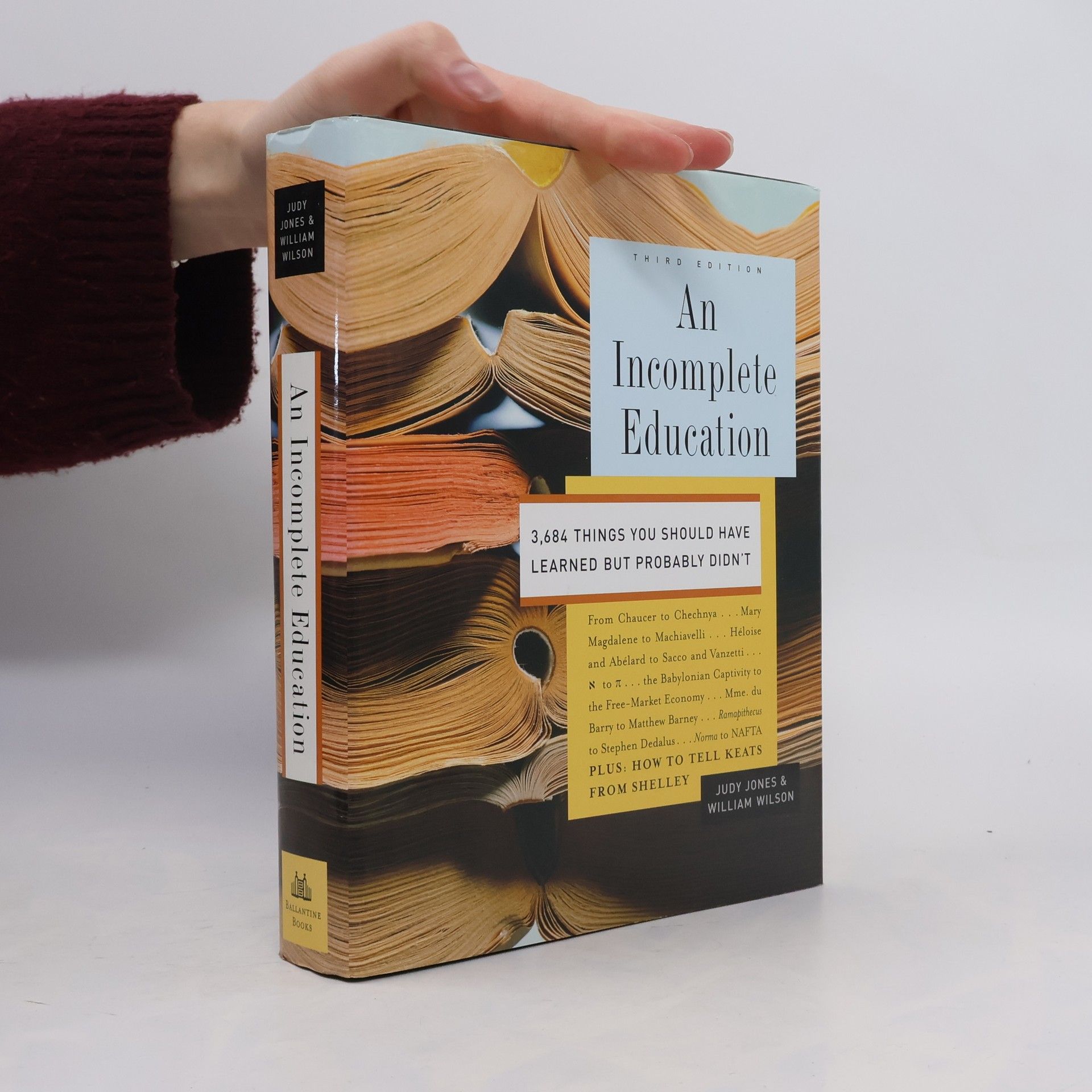 Judy Jones An Incomplete Education