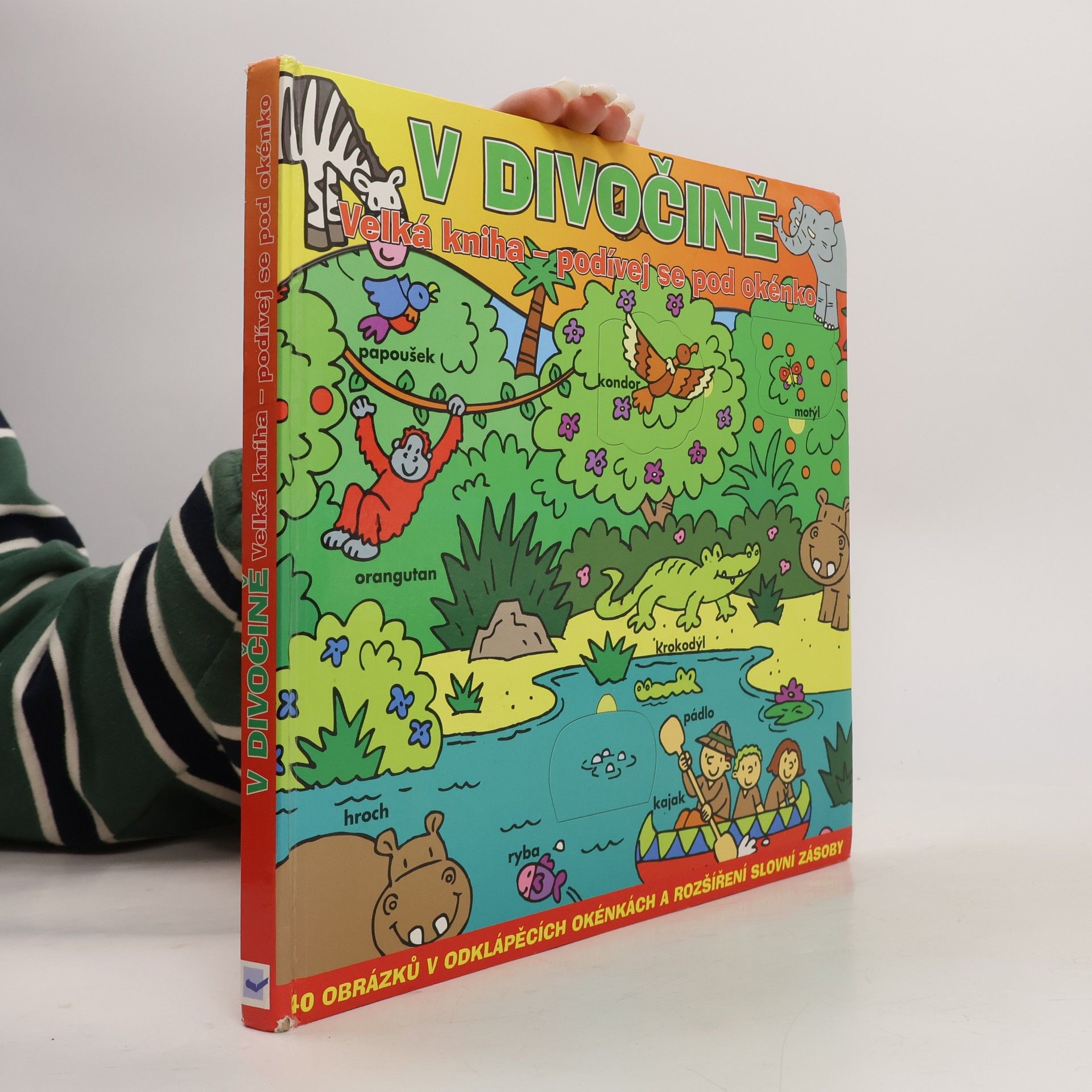 Ivana Voláková V divočině : velká kniha - podívej se pod okénko : 40 obrázků v odklápěcích okénkách a rozšíření slovní zásoby